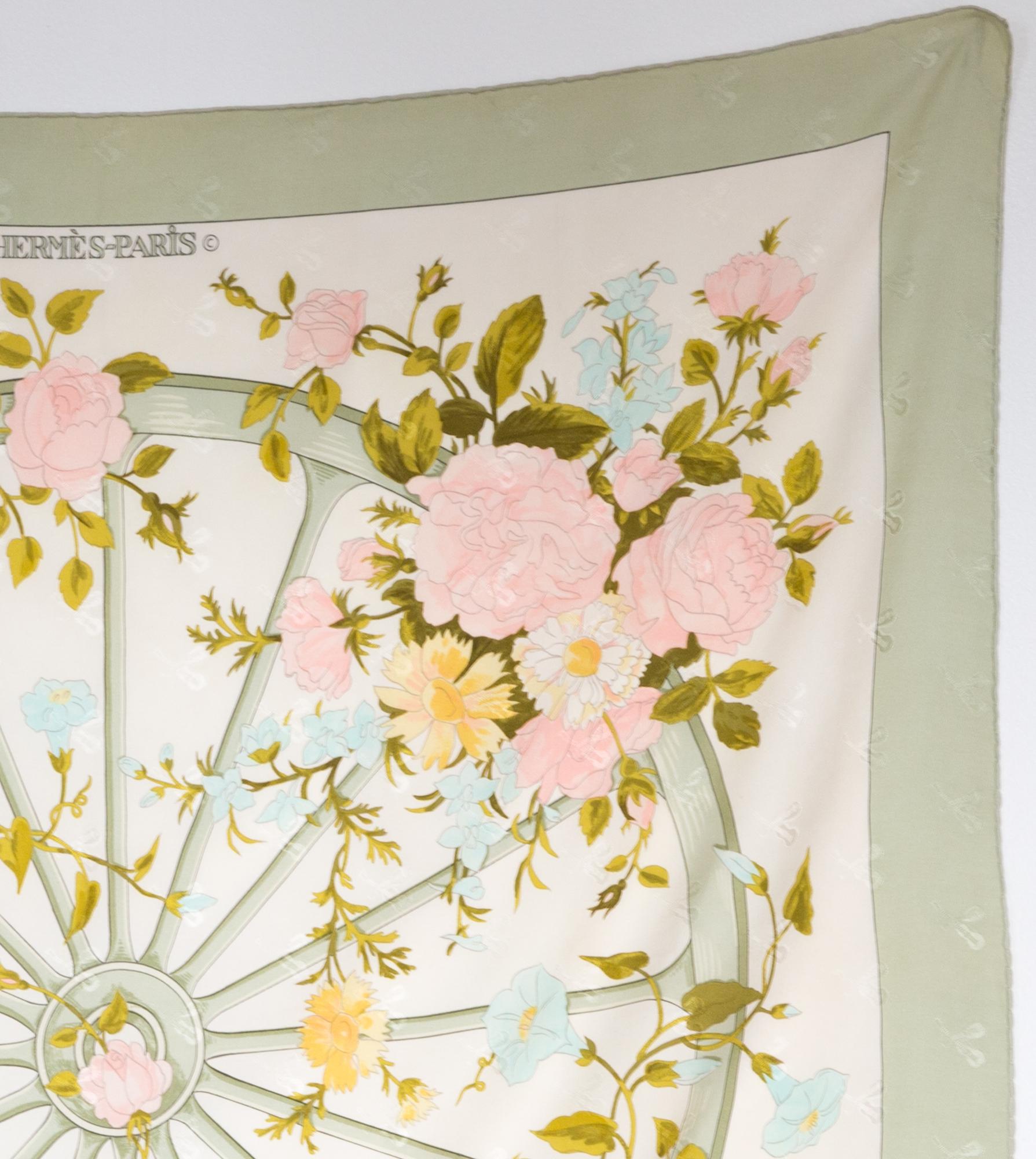 hermes romantique scarf