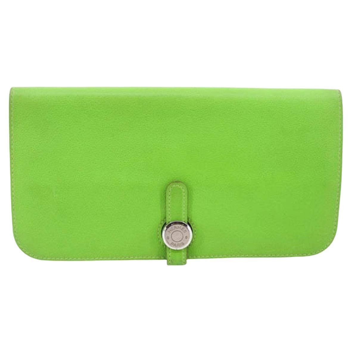 Hermès Azap Crocodile Green Leather Wallet at 1stDibs hermes azap