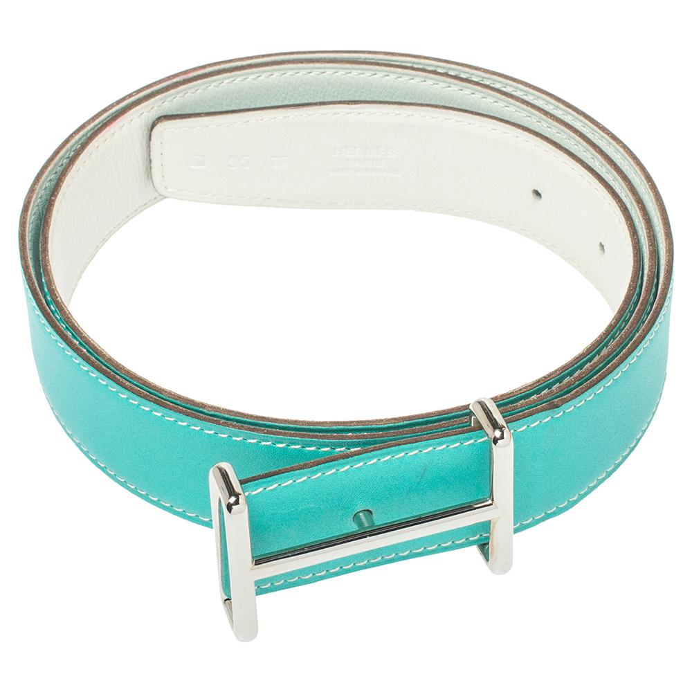 green hermes belt