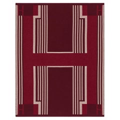 Hermes Grenat / Rouge H Ithaque blanket