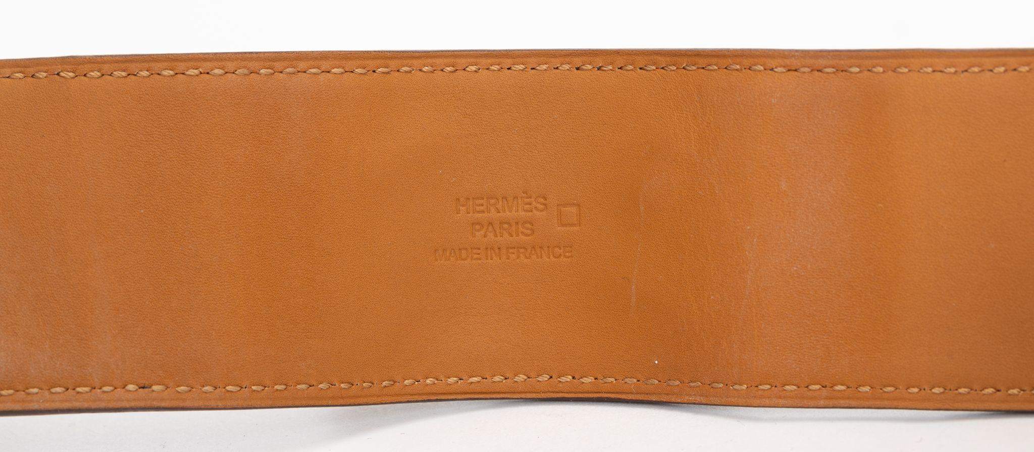 Hermes Grau Alligator Collier De Chien für Damen oder Herren im Angebot