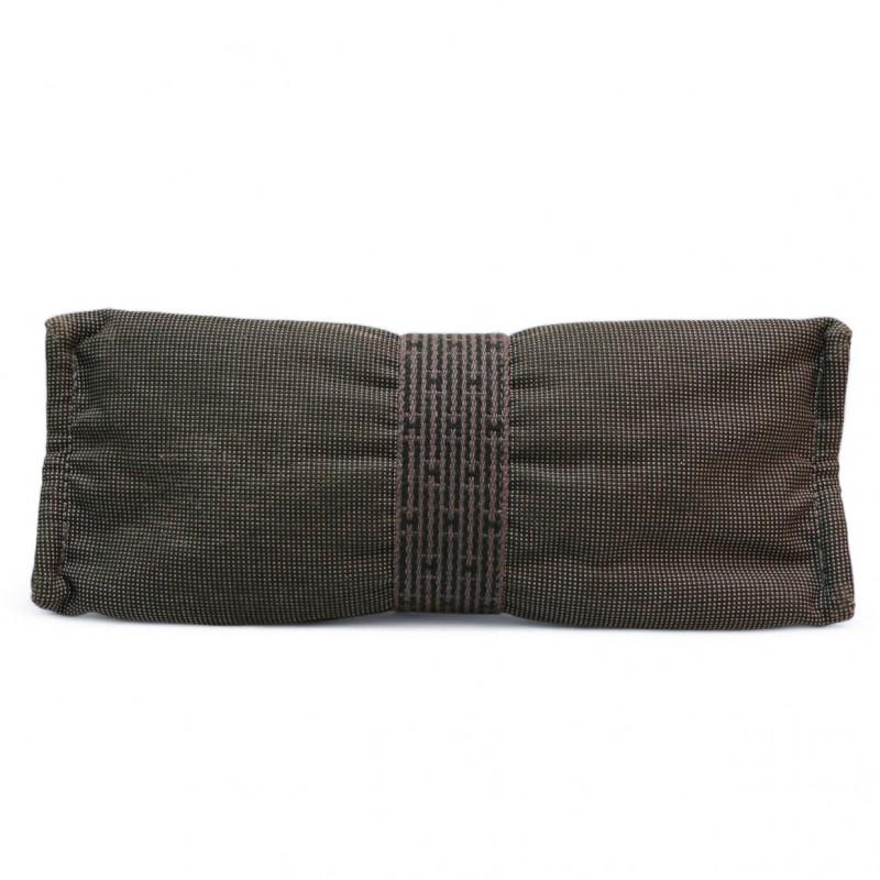 Hermes Grey and Black Toilet Bag For Sale 1