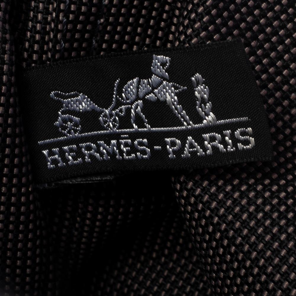 Hermes Grey/Black Canvas Fourre Tout PM Bag 1
