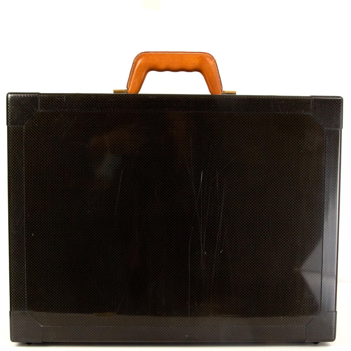 hermes carbon fiber briefcase