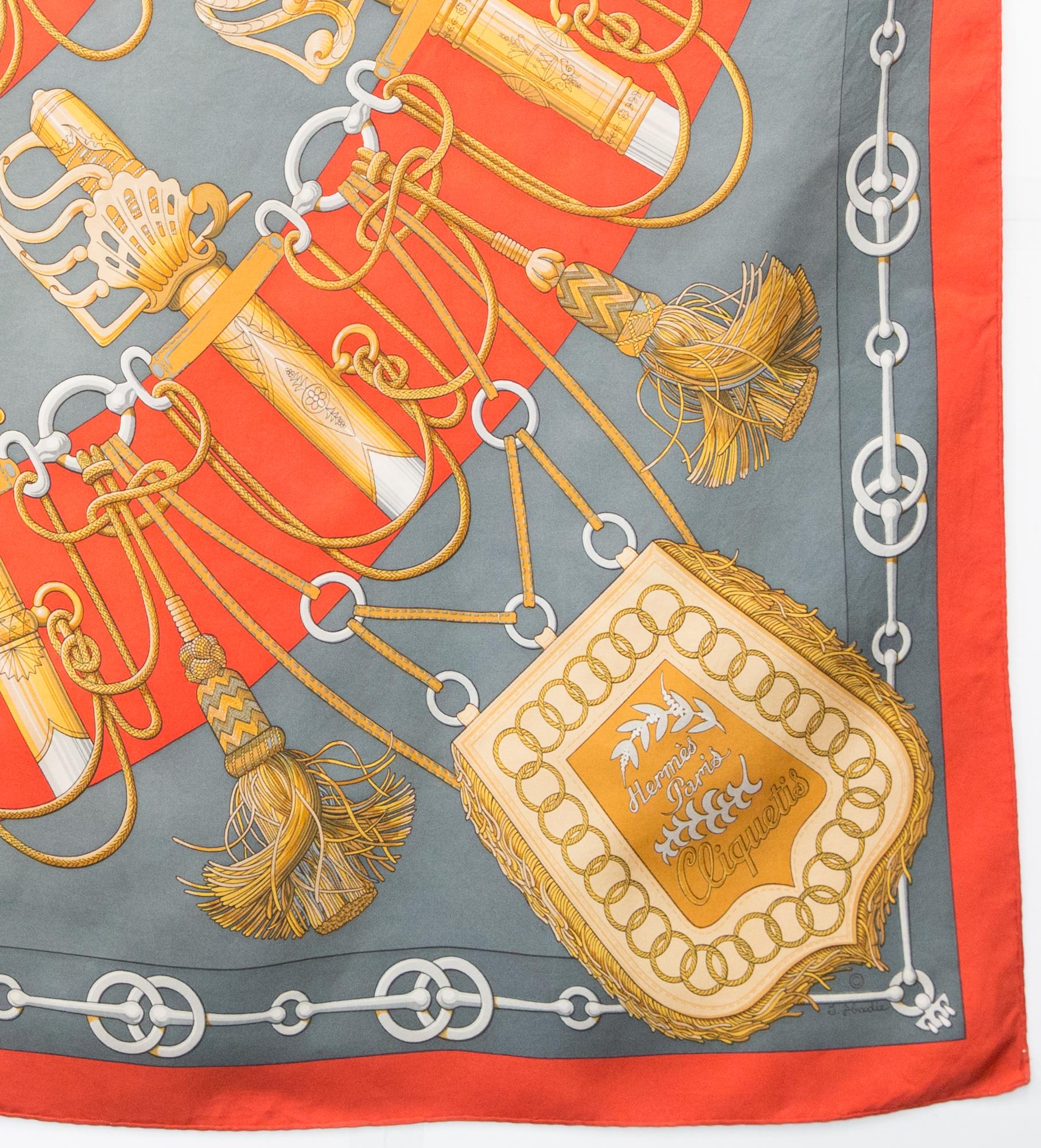 hermes cliquetis scarf