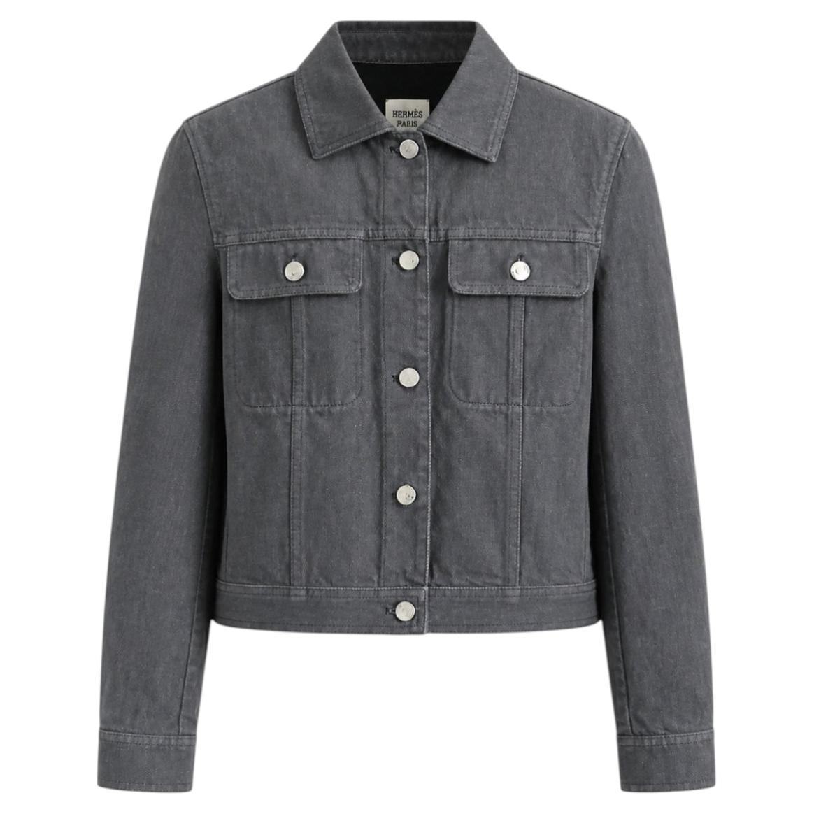 Chaqueta vaquera gris de Hermes en venta