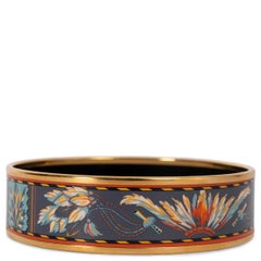 Bracciale HERMES smalto grigio BRAZIL WIDE BANGLE 70