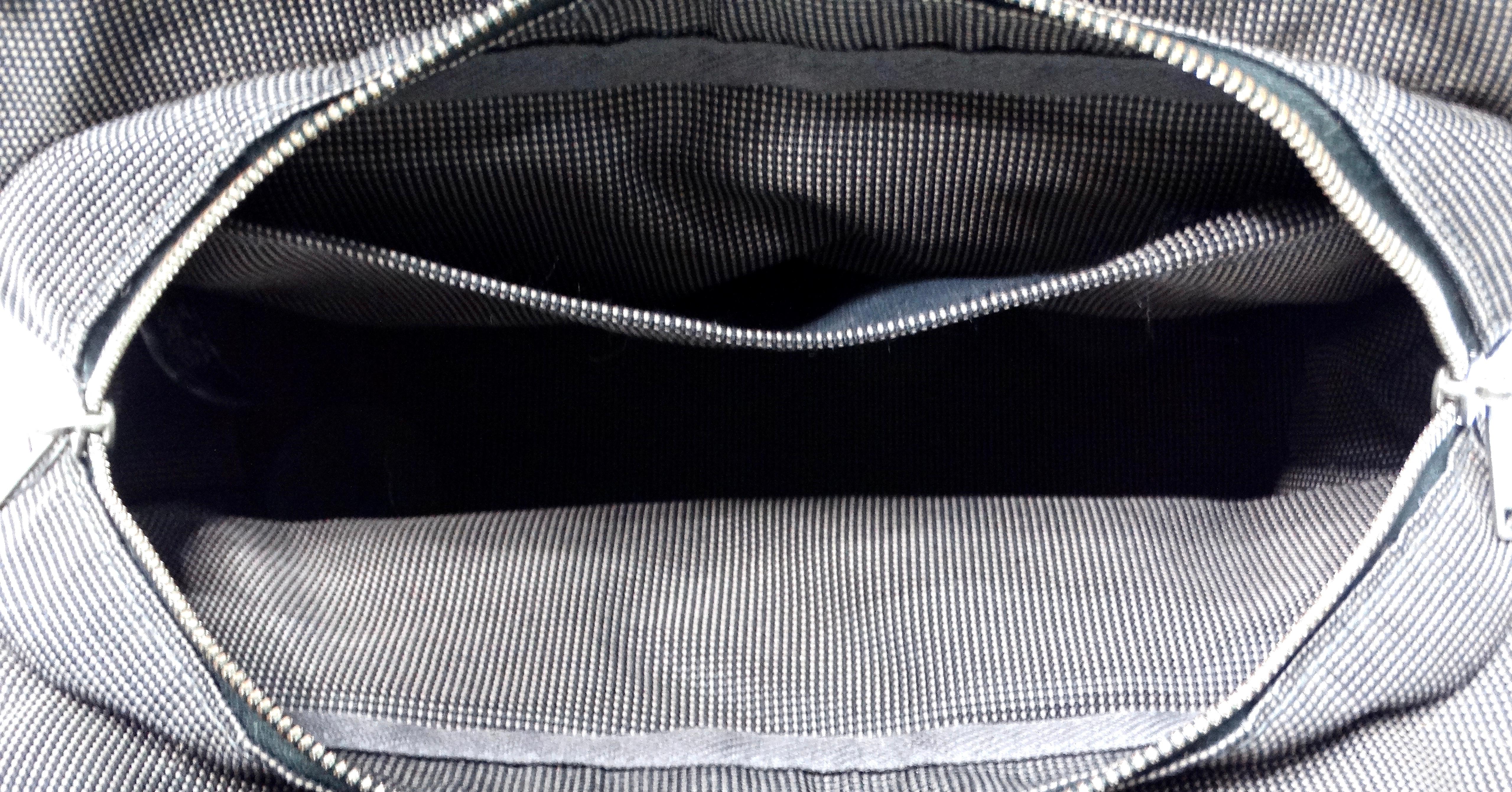 Hermes Grey Herline Cloth Mini Tote Bag circa 1990-2000 For Sale 6