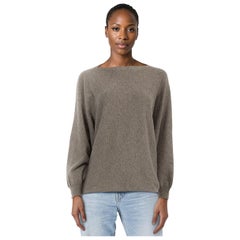Hermès Grey Oversized Cashmere Jumper Size S