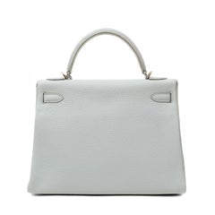 Hermès Grey Pearl Togo 32 cm Kelly Bag