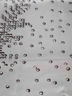 Hermès Grey Silk Cheval De Legende 90 Scarf