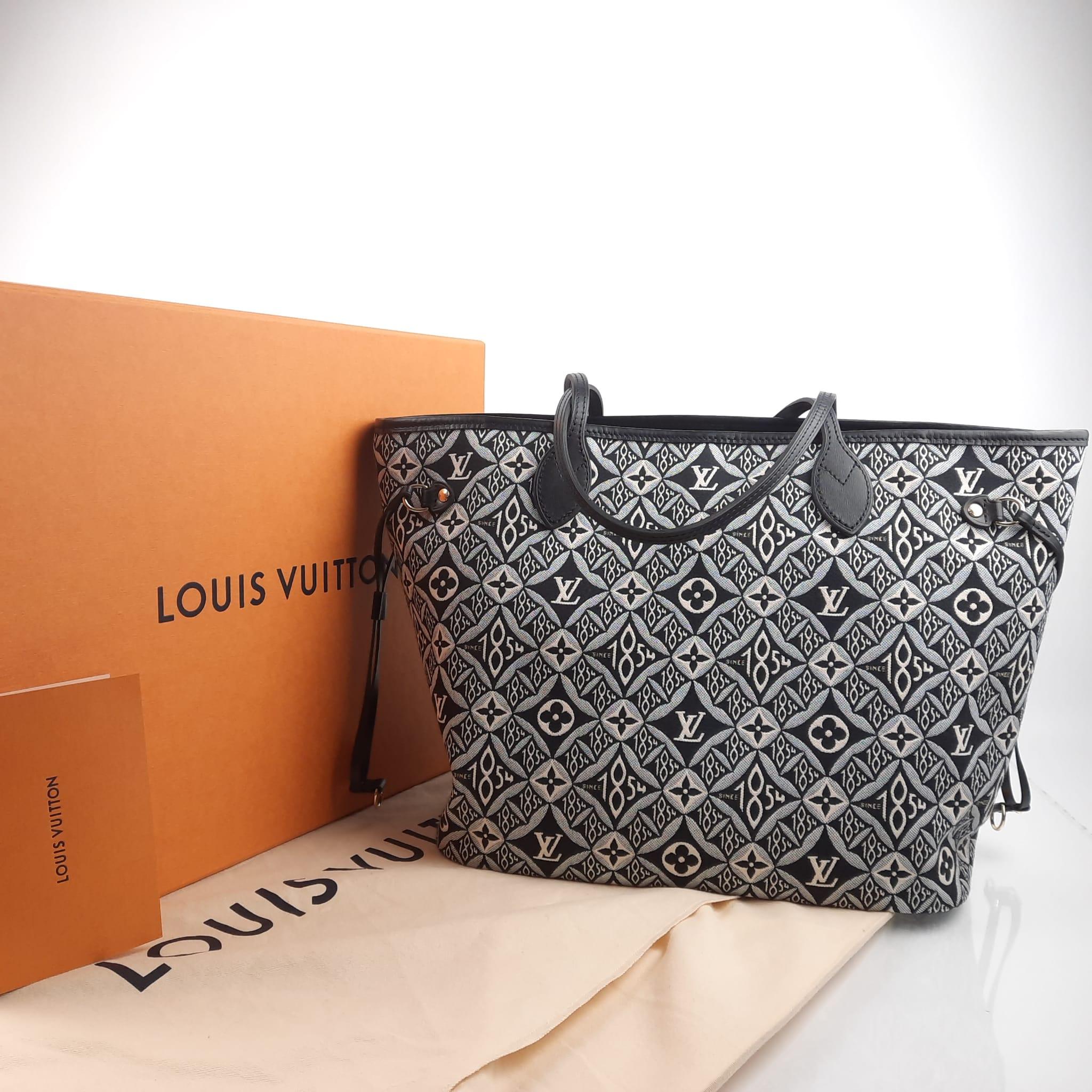 Louis Vuitton Grey Since 1854 Neverfull MM Tote Bag 3