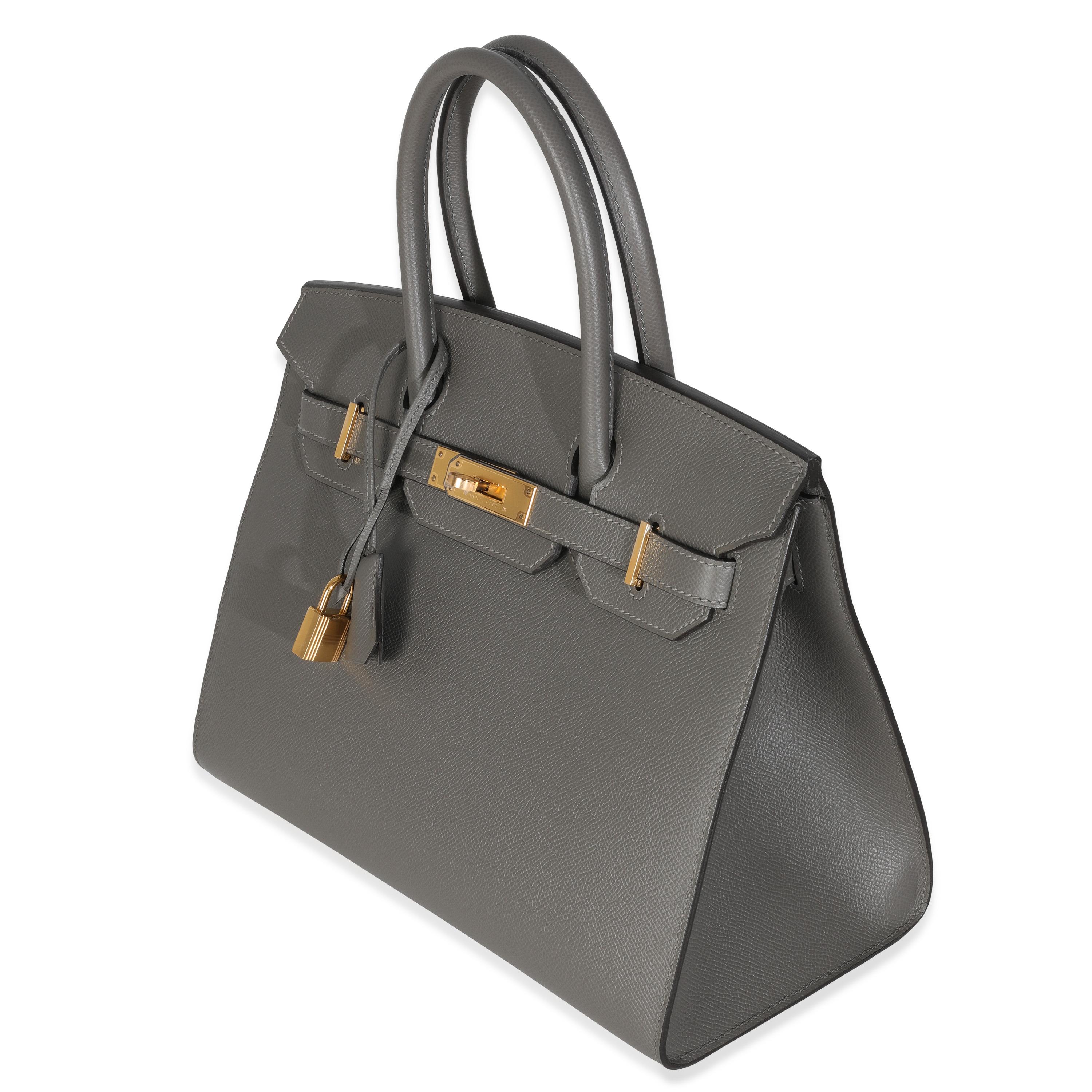 Hermès Gris Meyers Sellier Birkin 30 GHW Unisexe en vente