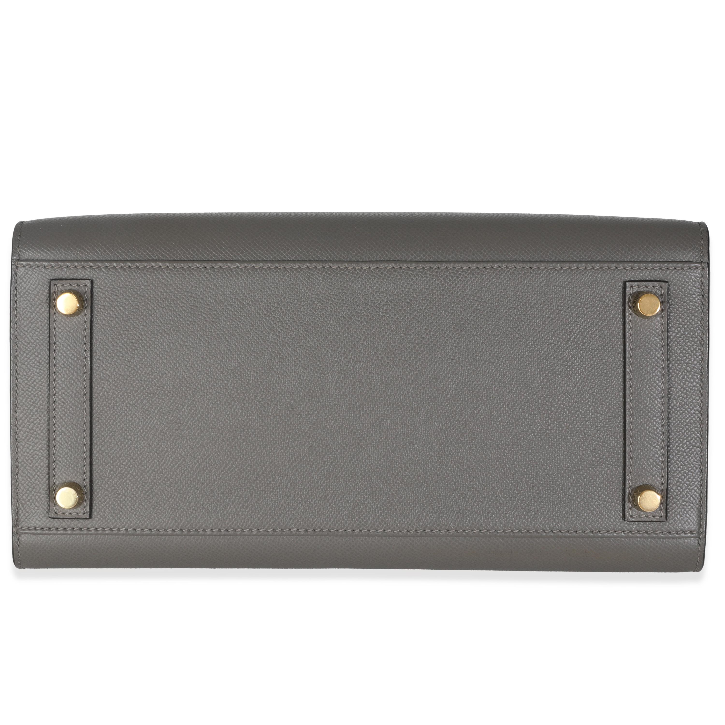 Hermès Gris Meyers Sellier Birkin 30 GHW en vente 4