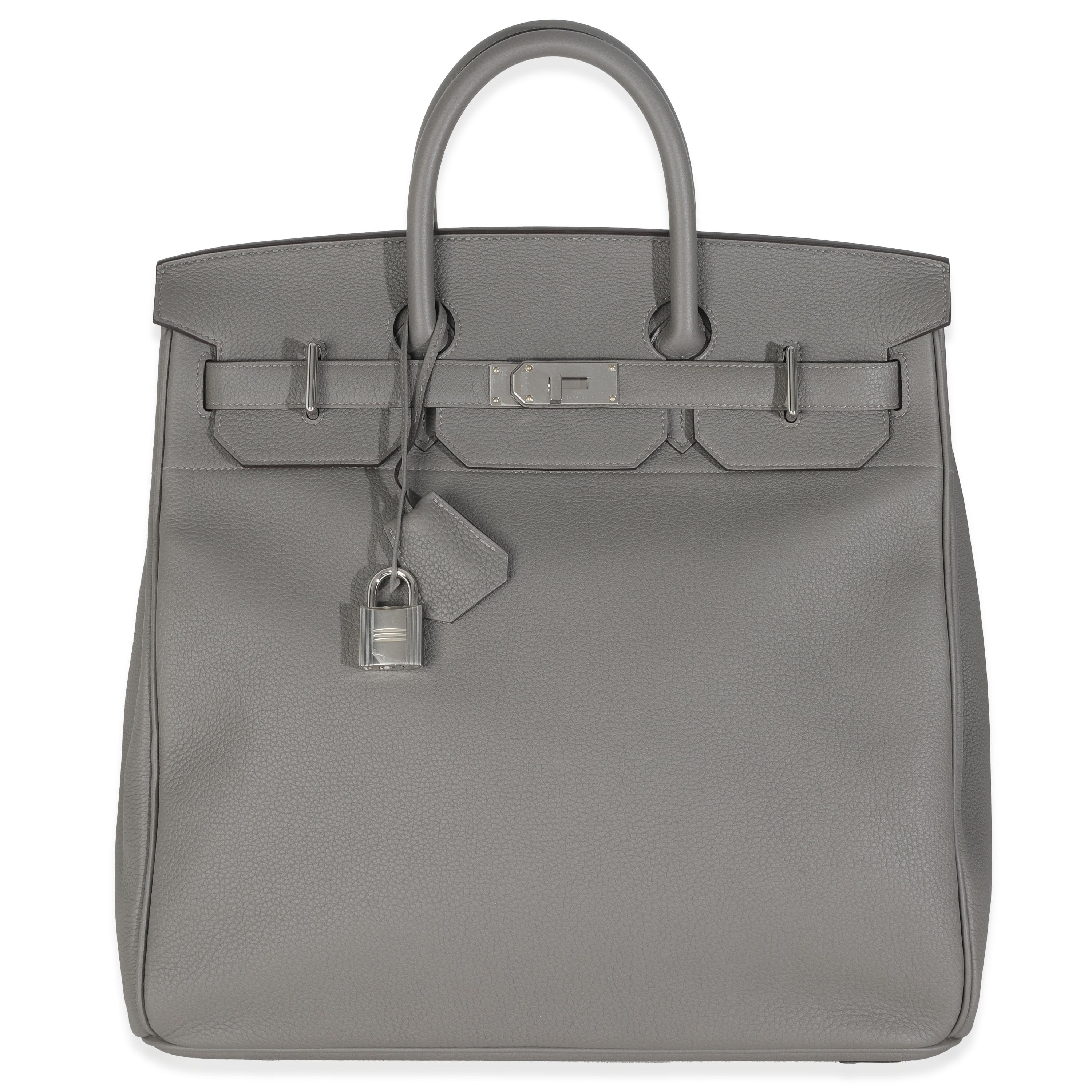 Hermès Gris Meyer Togo Birkin HAC 40 PHW For Sale