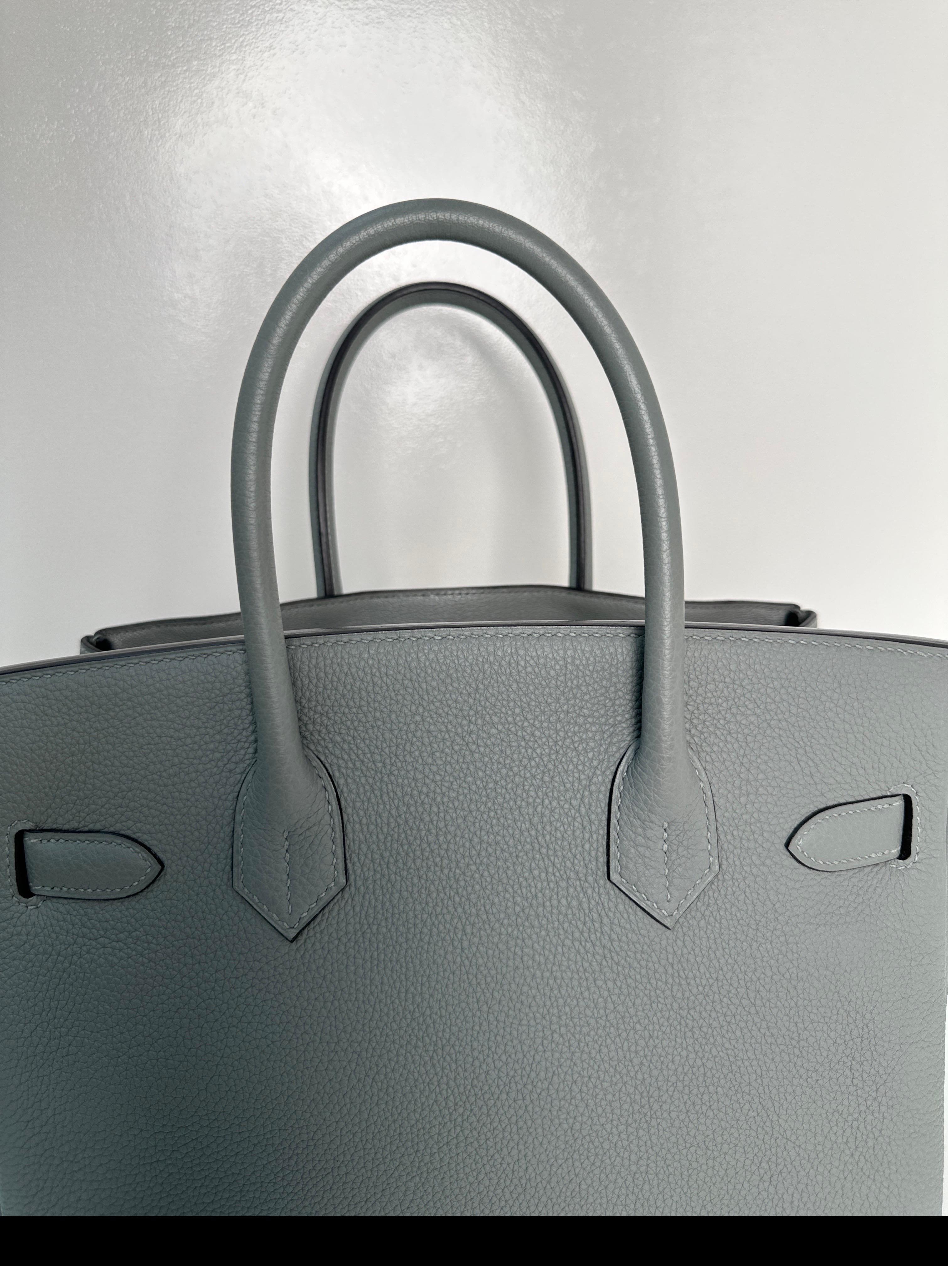 Hermes Gris Mouette Birkin 30 Bag 2