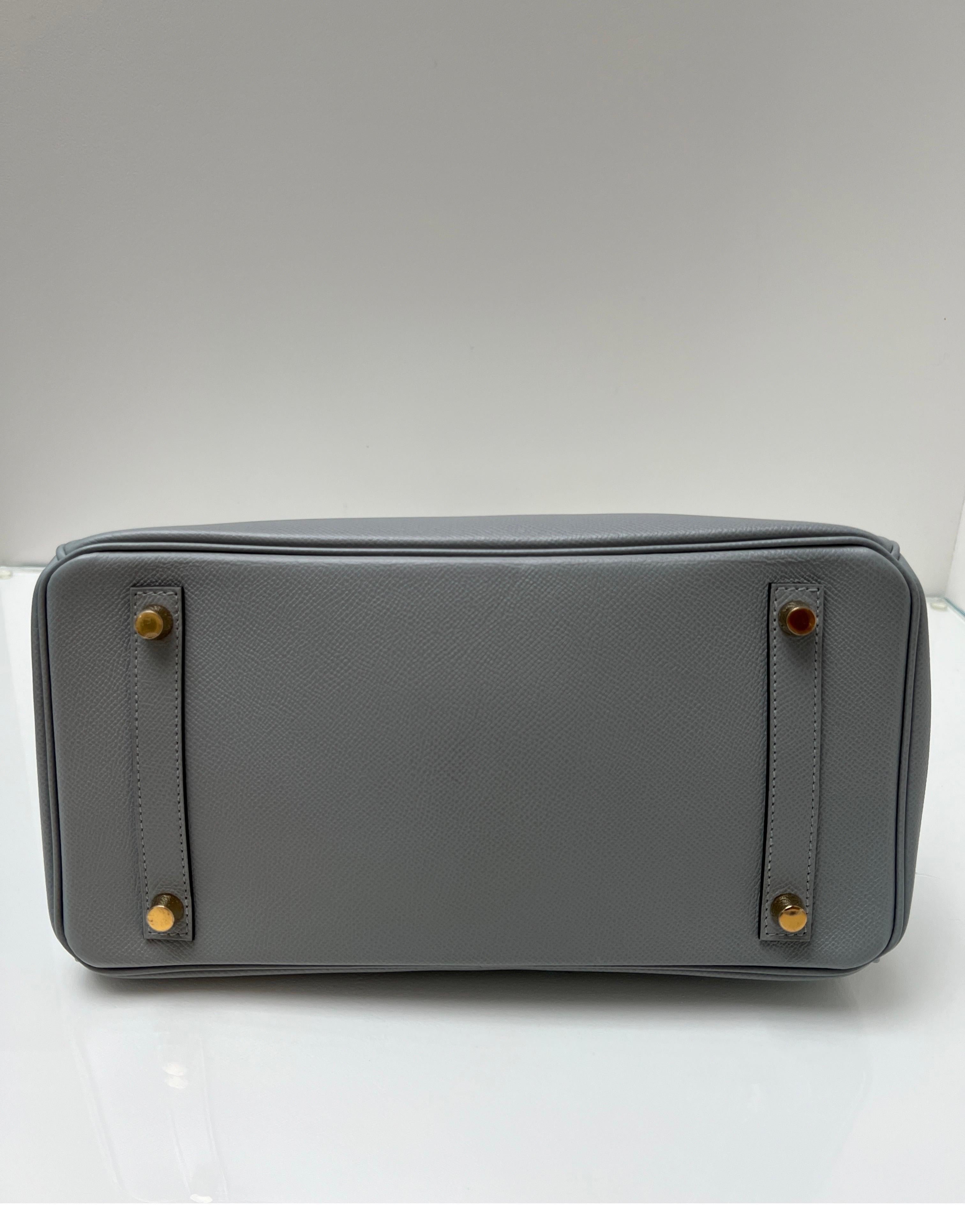 Hermes Gris Mouette Birkin 30 Bag 2