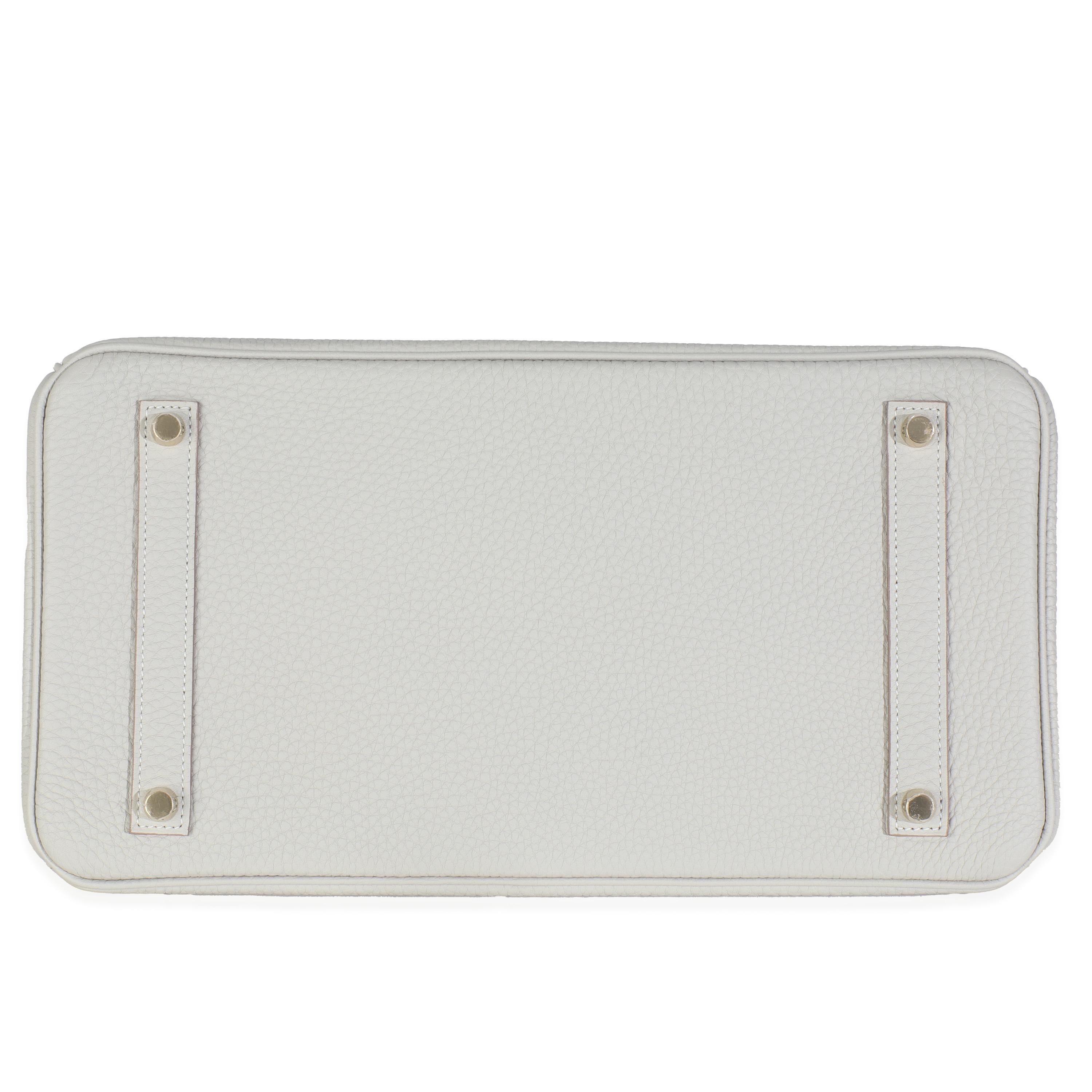 Donna Hermès Gris Neve Togo Birkin 35 GHW in vendita