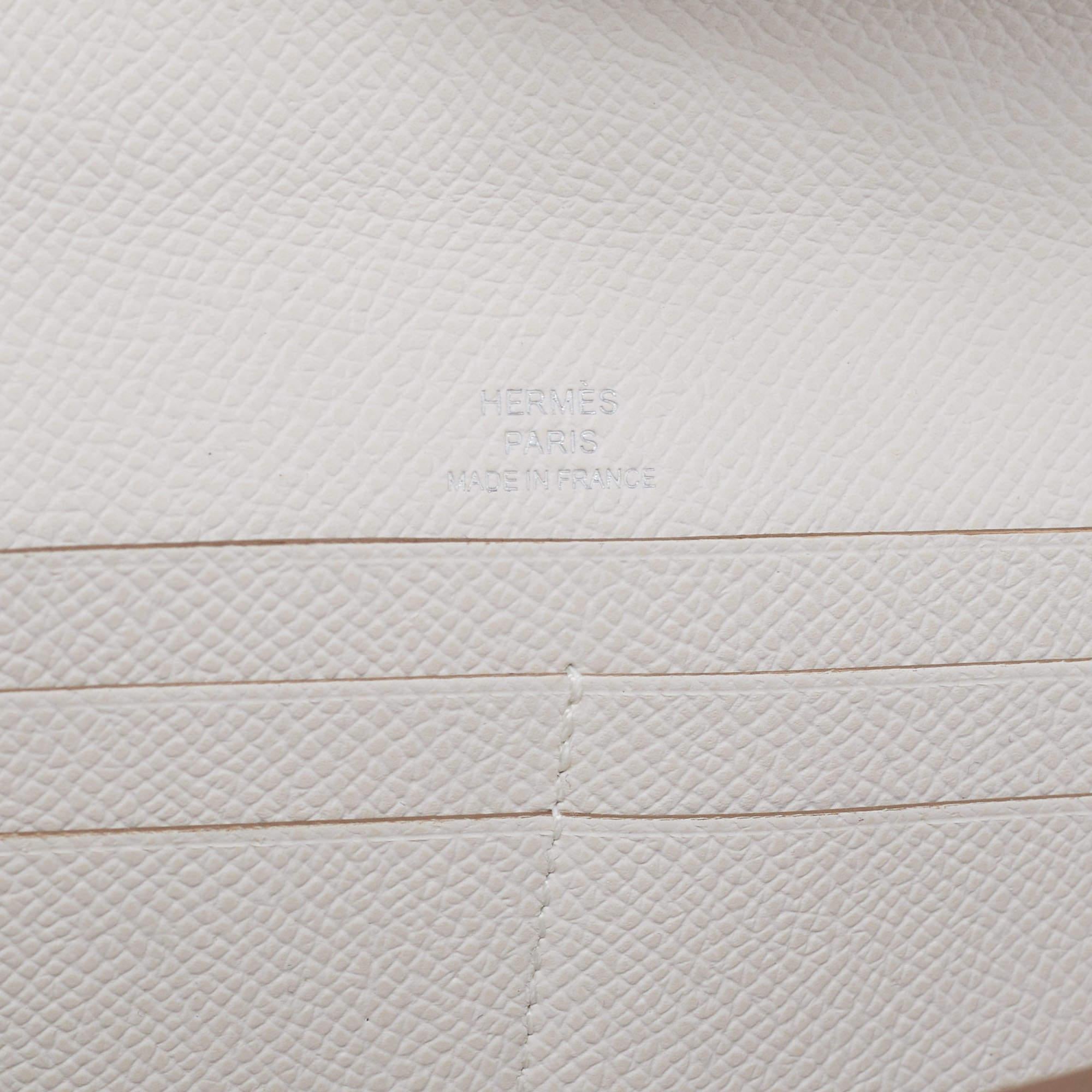 Hermès Gris Pale Epsom Leather Chaine d’Ancre To Go Wallet 5