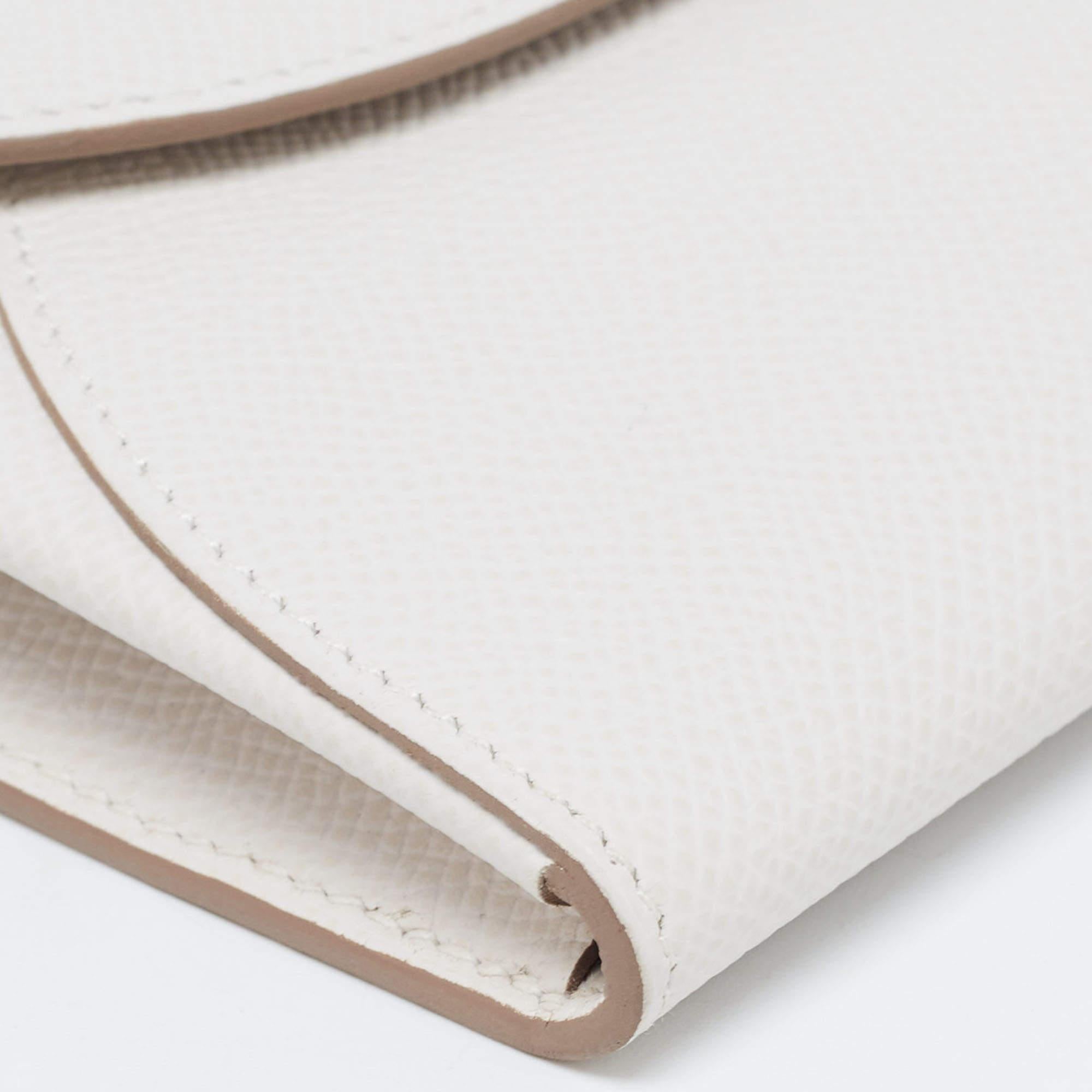 Hermès Gris Pale Epsom Leather Chaine d’Ancre To Go Wallet 2