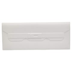 Hermès Gris Pale Swift Leather Birkin Shadow Clutch