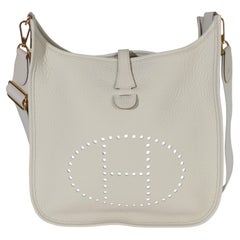 Hermès Gris Perle Clemence Evelyne III 29 GHW