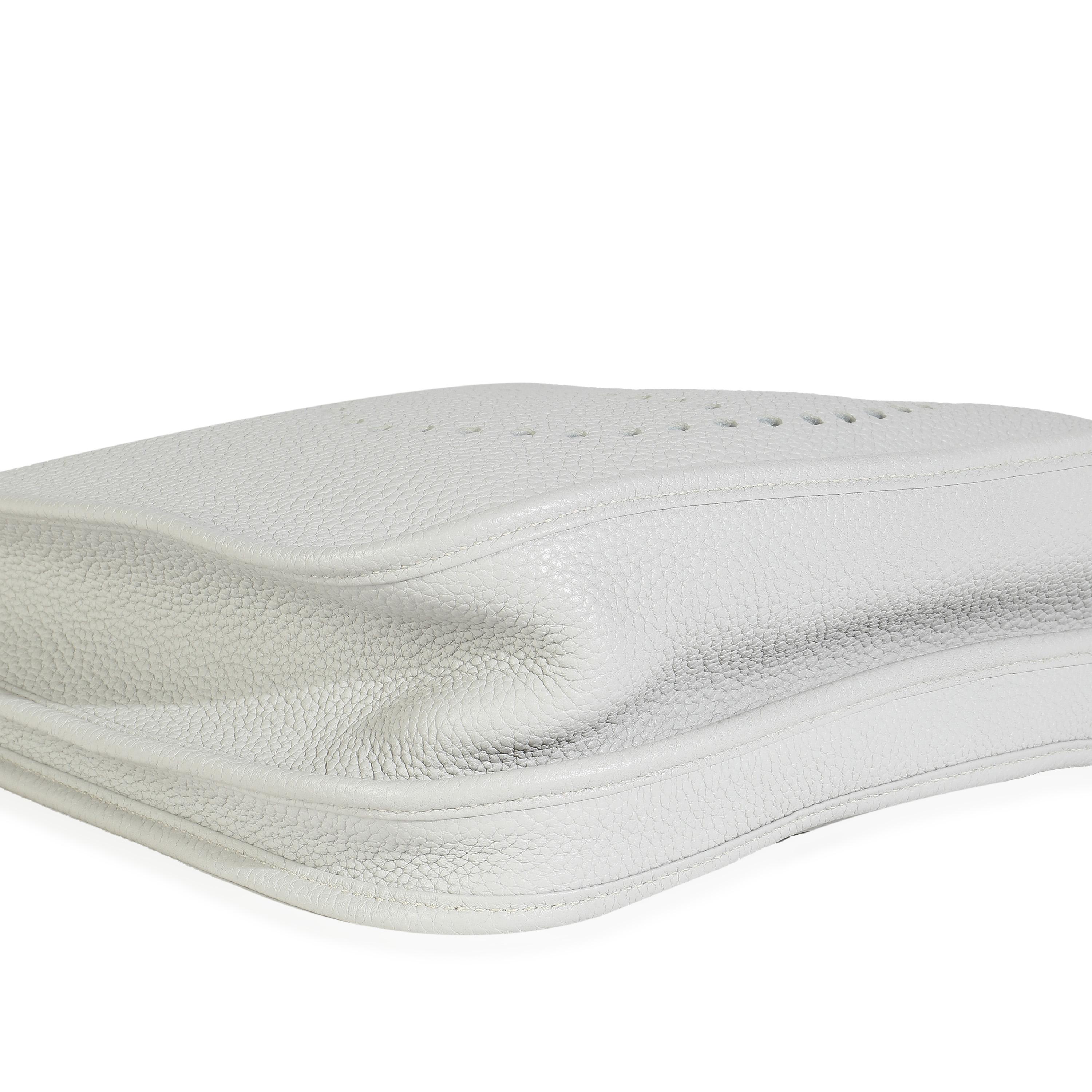 Hermès Gris Perle Clemence Evelyne III 29 PHW in vendita 2