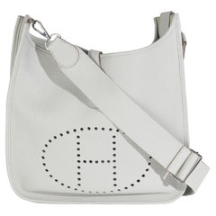 Hermès Gris Perle Clemence Evelyne III 29 PHW