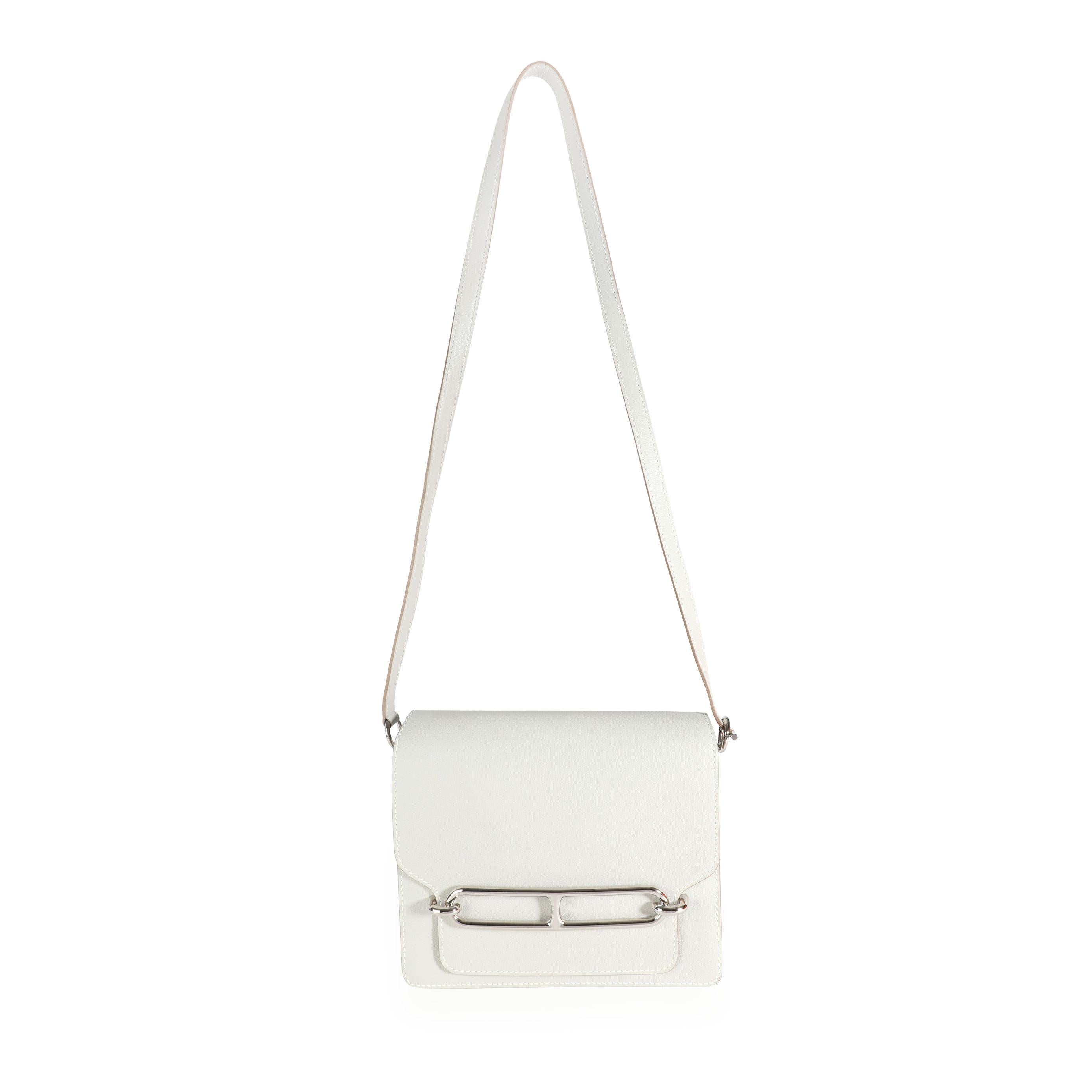 Women's Hermès Gris Perle Evercolor Roulis 23 PHW