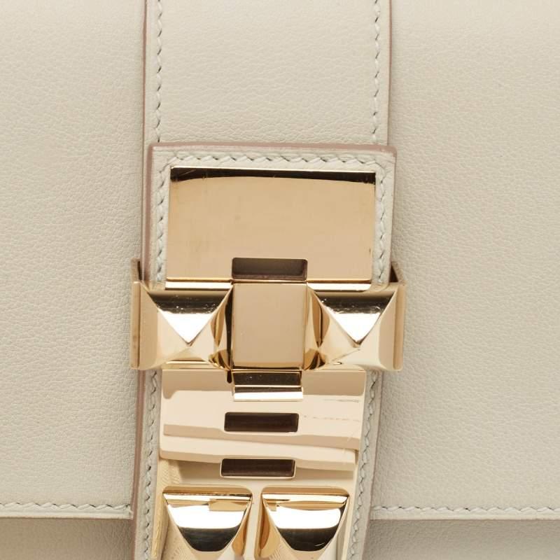 Hermès Gris Perle Swift Leather Medor Clutch 23 1
