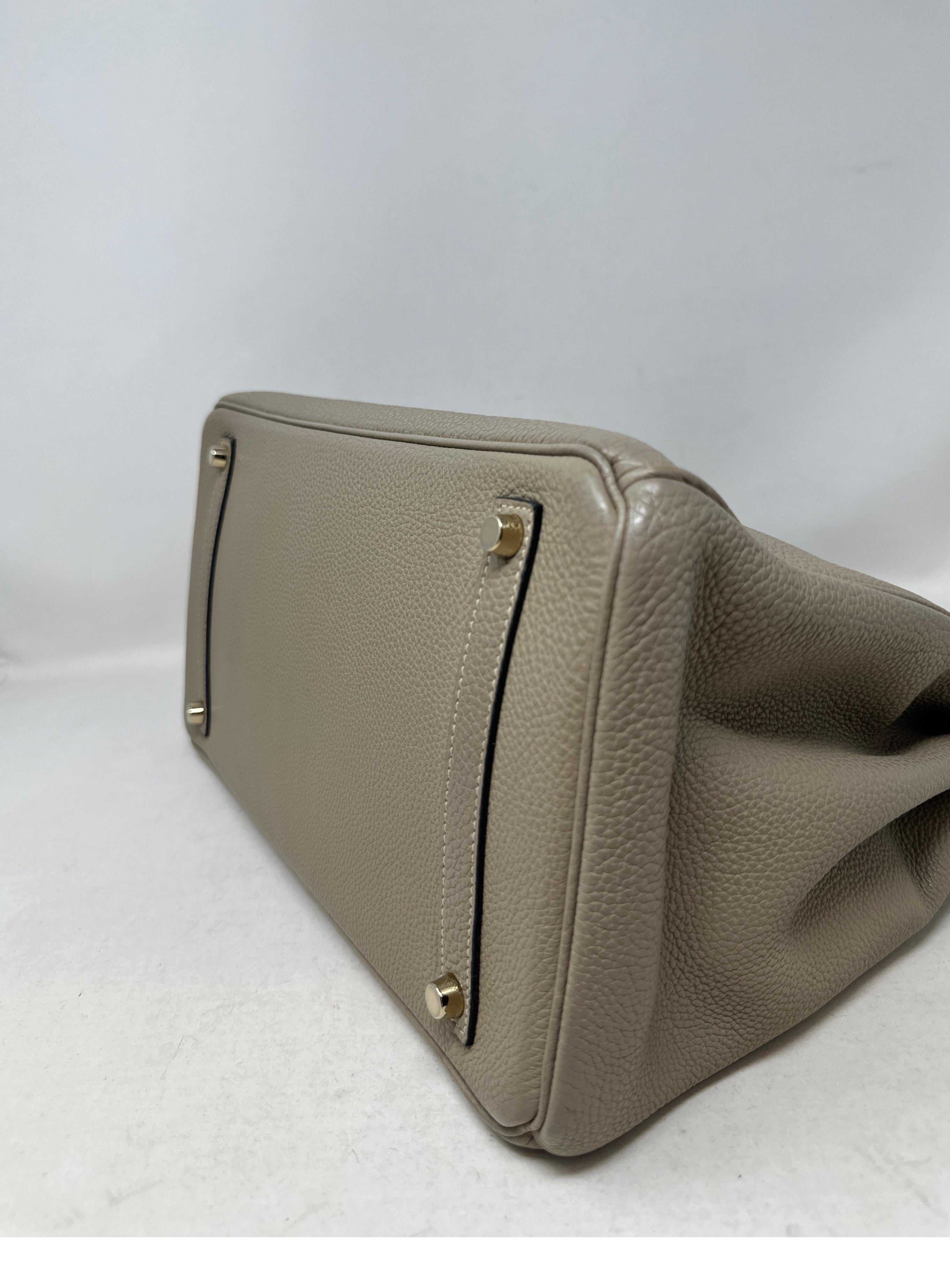 Hermes Gris Tourterelle Birkin 35 Bag 6
