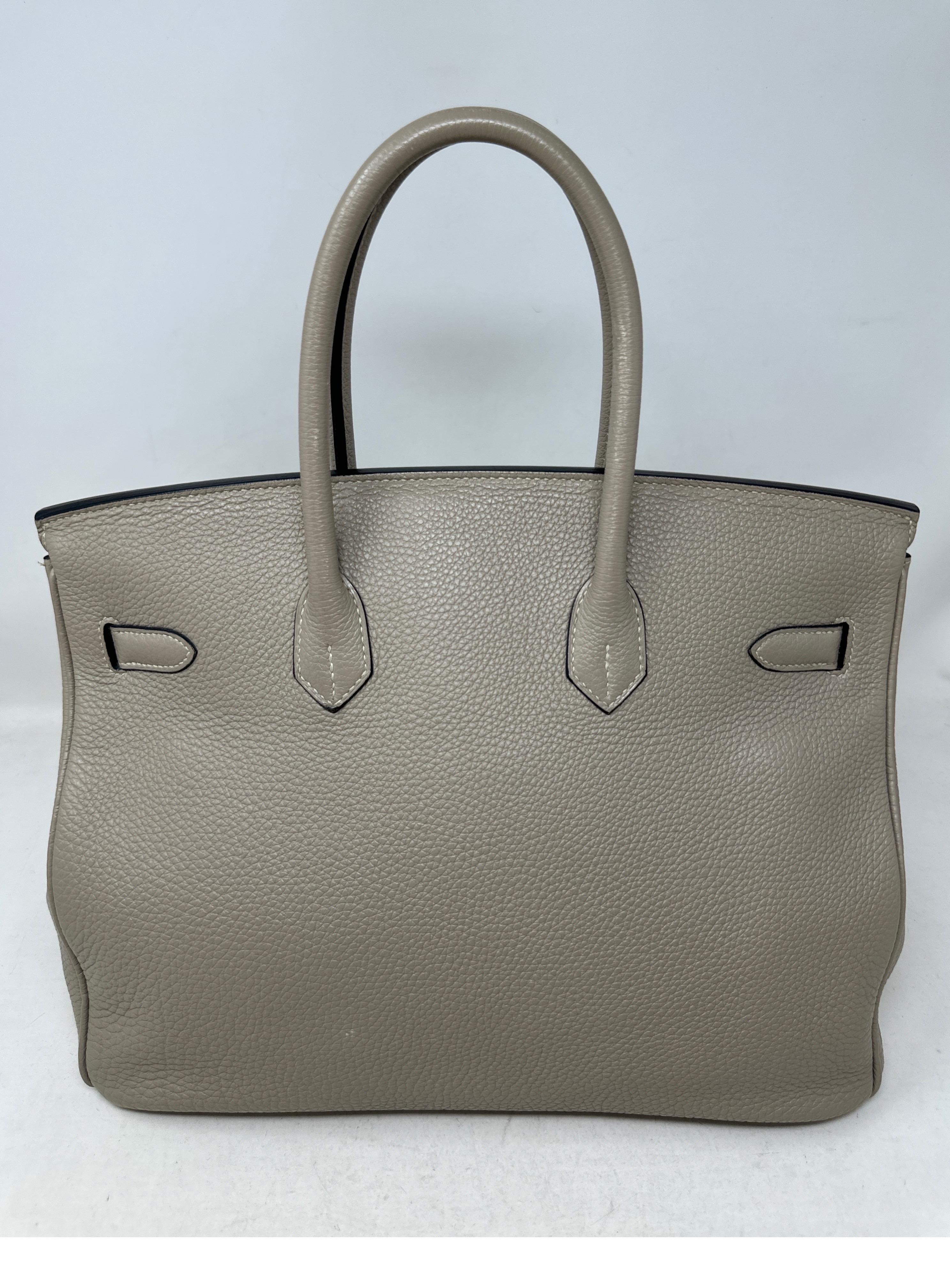 Hermes Gris Tourterelle Birkin 35 Bag 7