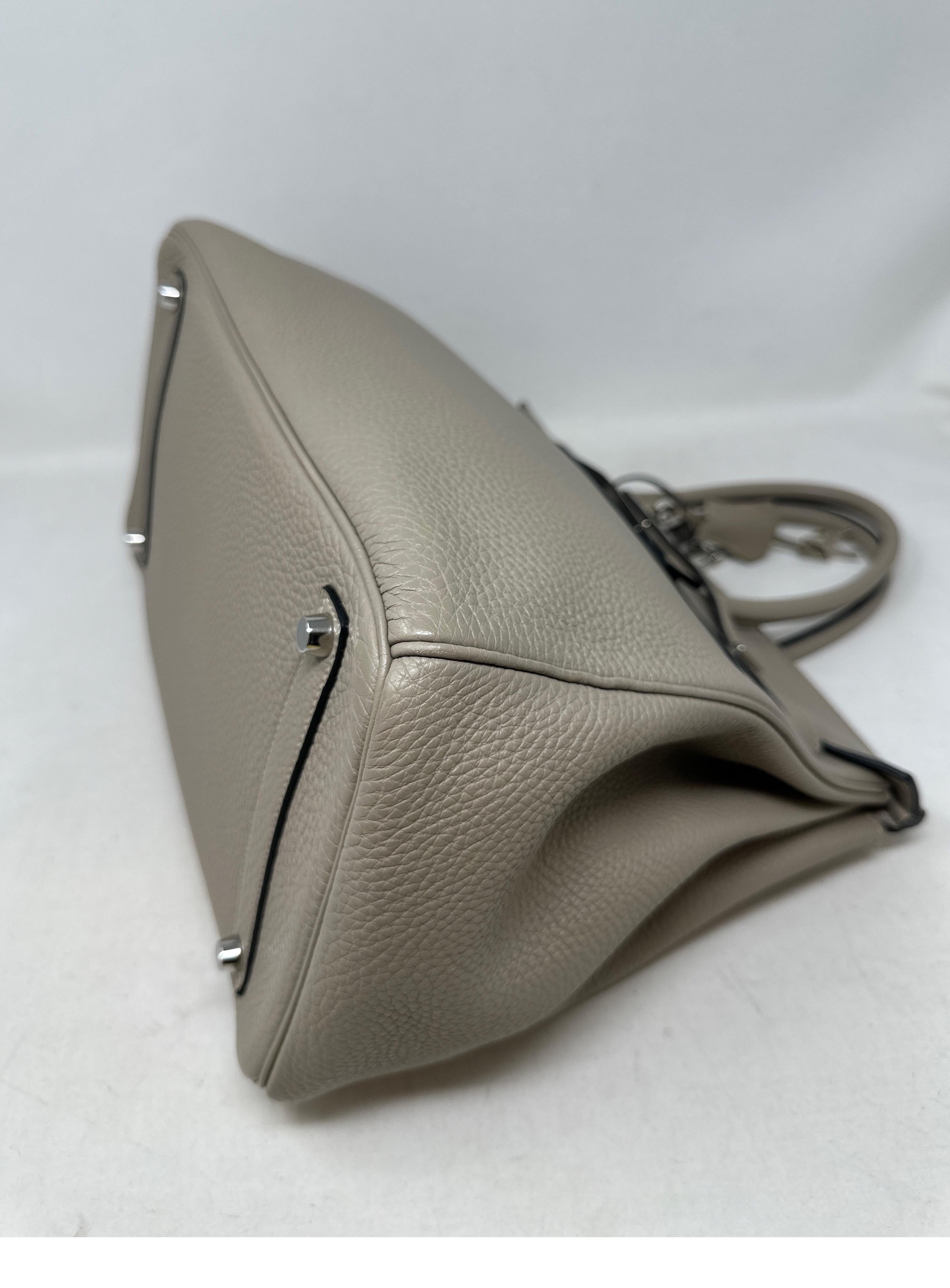 Hermes Gris Tourterelle Birkin 35 Bag 11