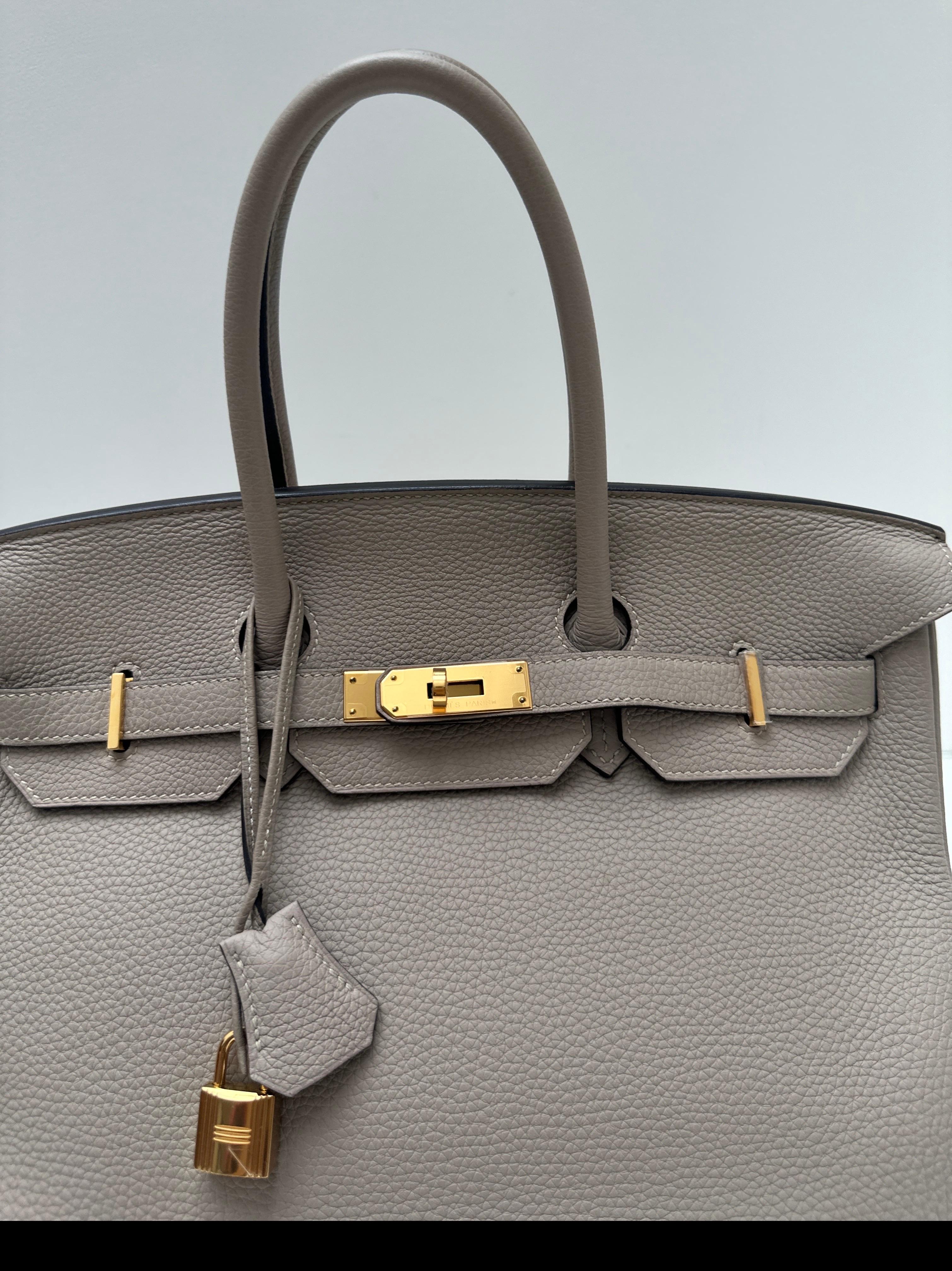 Hermes Gris Tourterelle Birkin 35 Bag 13