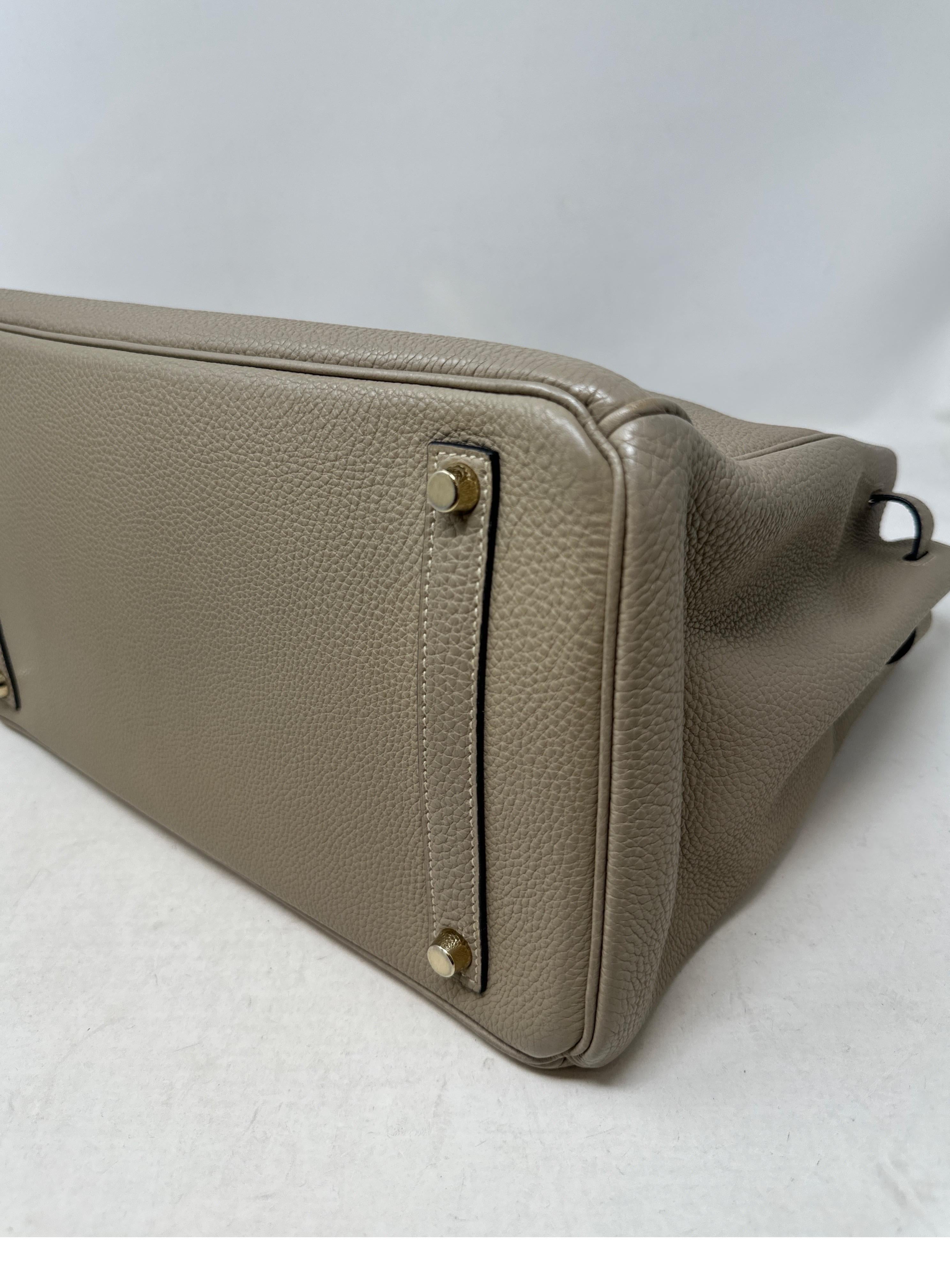 Hermes Gris Tourterelle Birkin 35 Bag 15