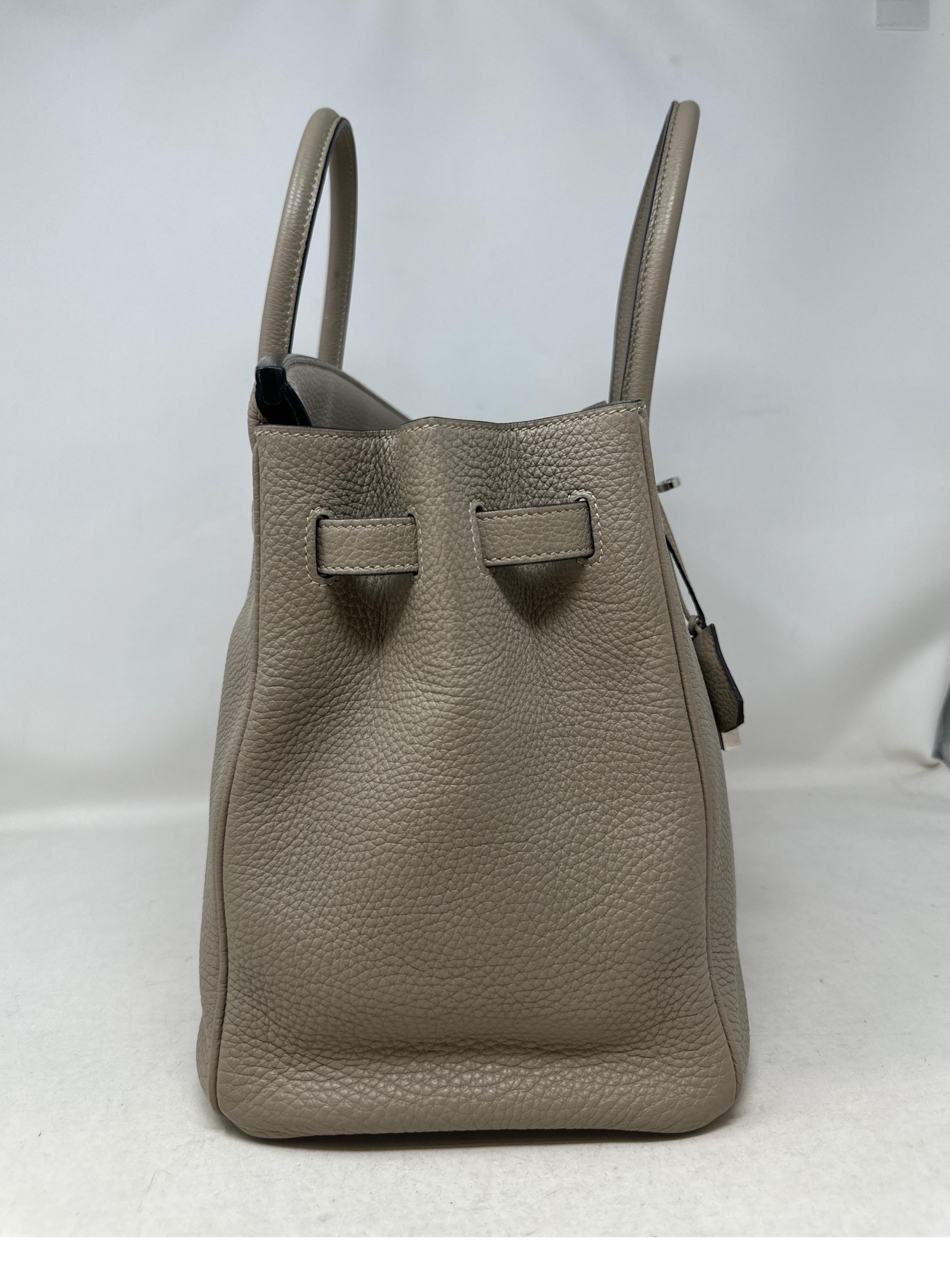 Hermes Gris Tourterelle Birkin 35 Bag 1