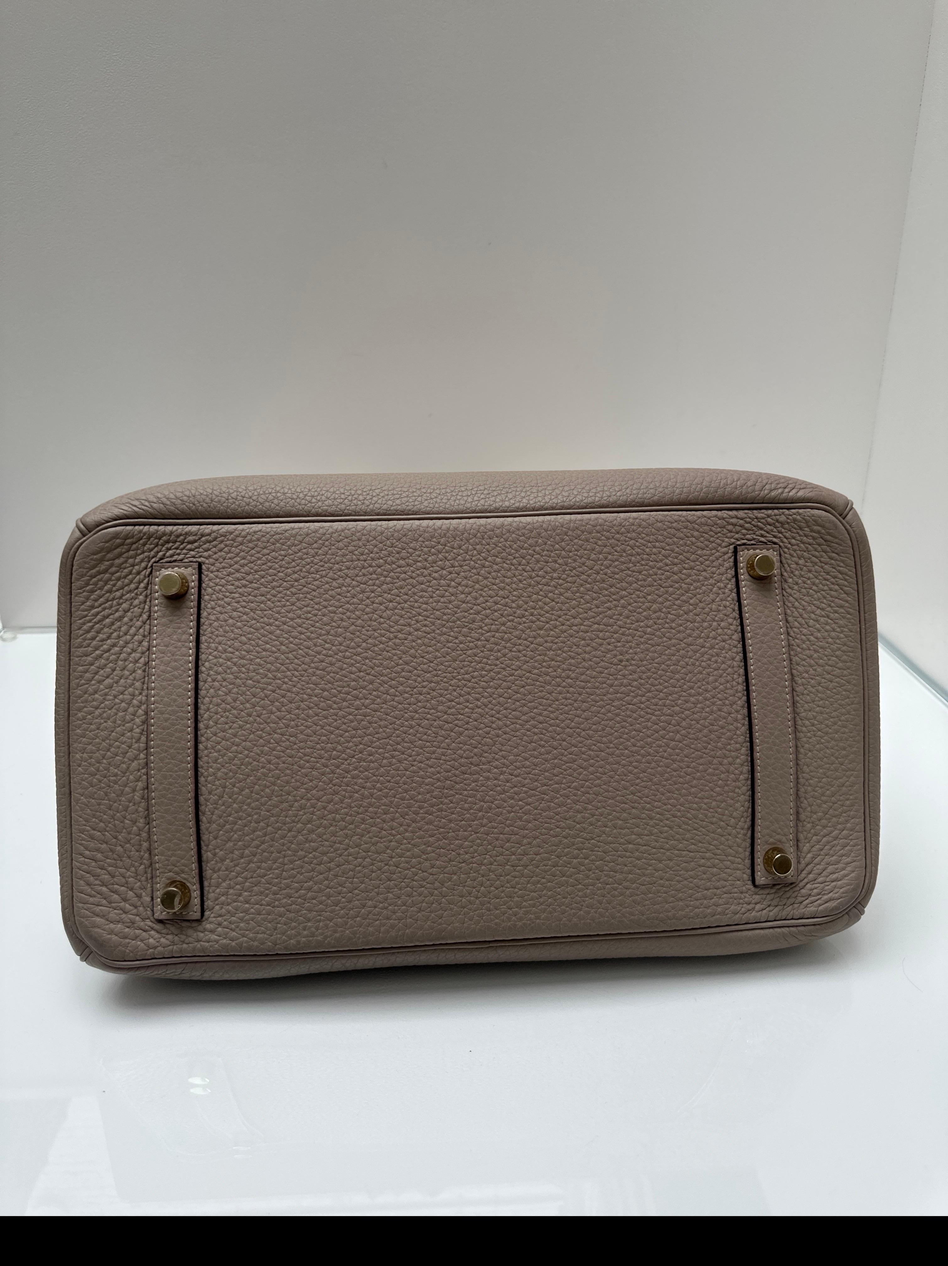 Hermes Gris Tourterelle Birkin 35 Bag 1