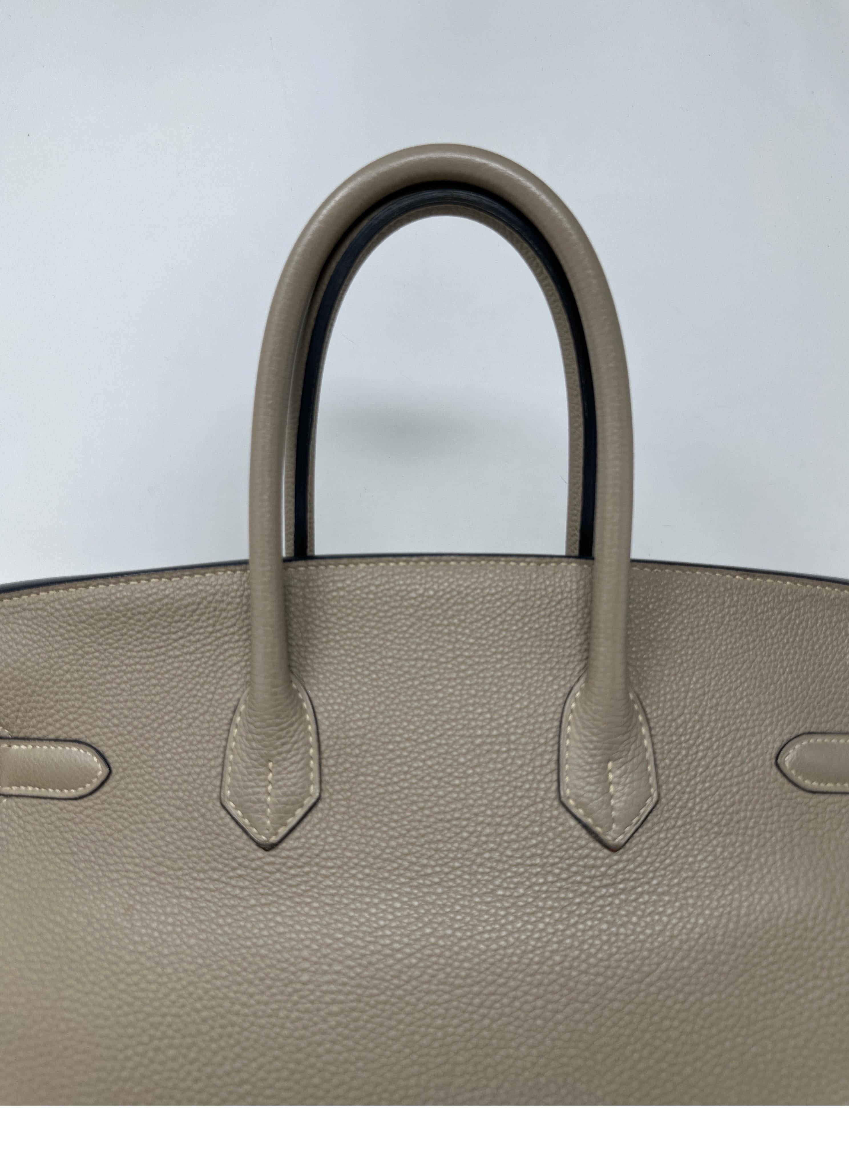 Hermes Gris Tourterelle Birkin 35 Bag 2