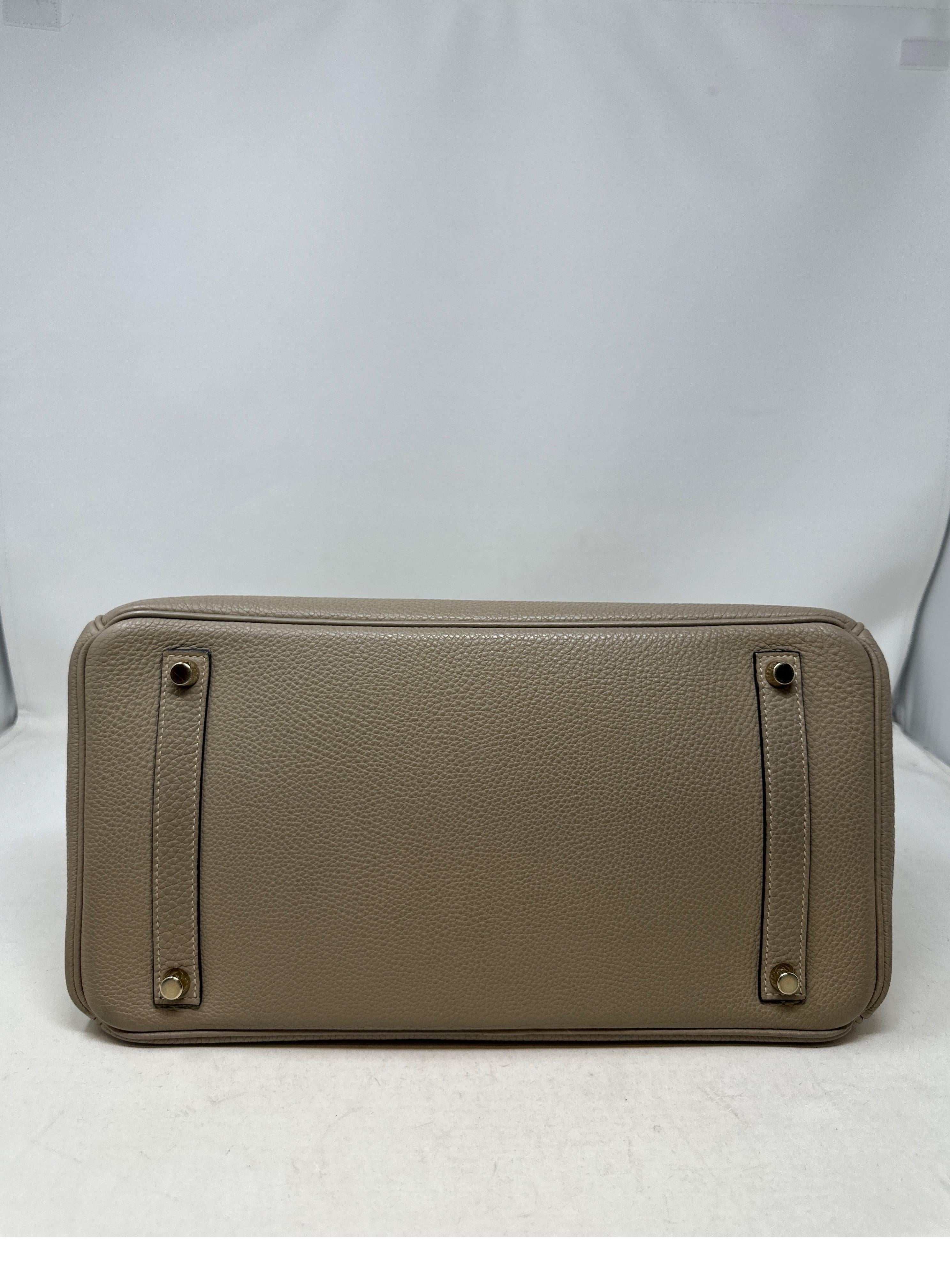 Hermes Gris Tourterelle Birkin 35 Bag 3
