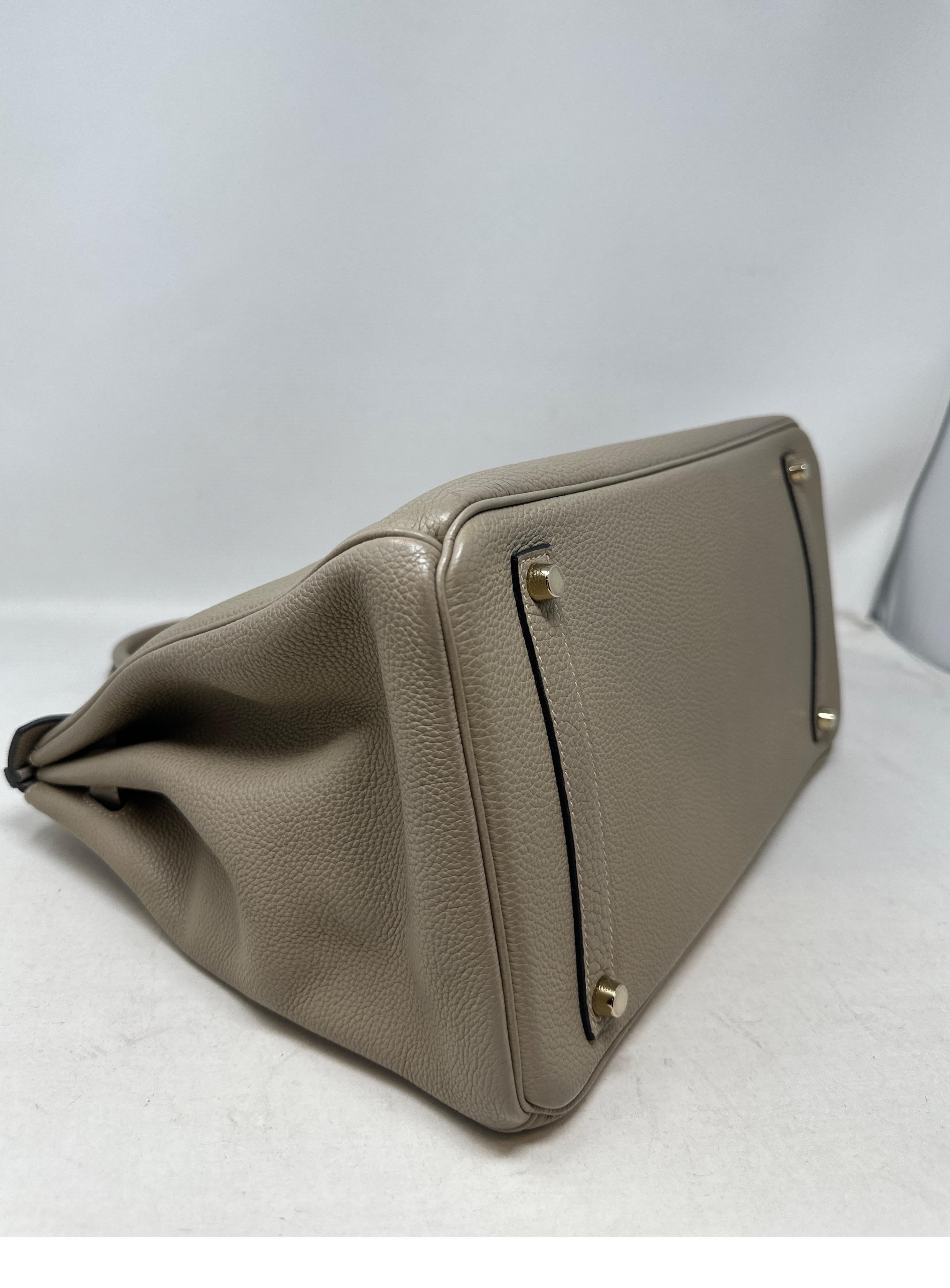 Hermes Gris Tourterelle Birkin 35 Bag 4