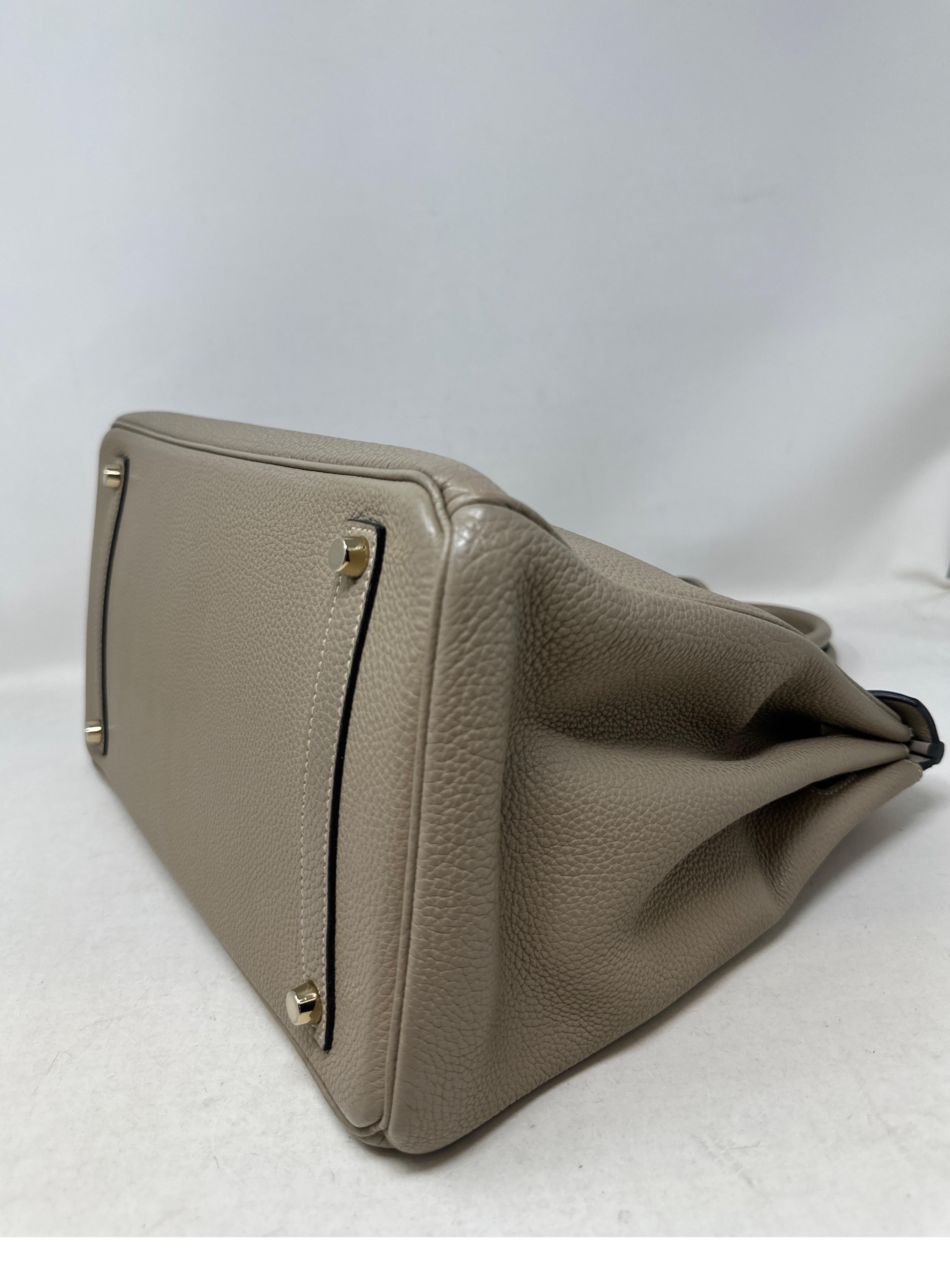 Hermes Gris Tourterelle Birkin 35 Bag 5