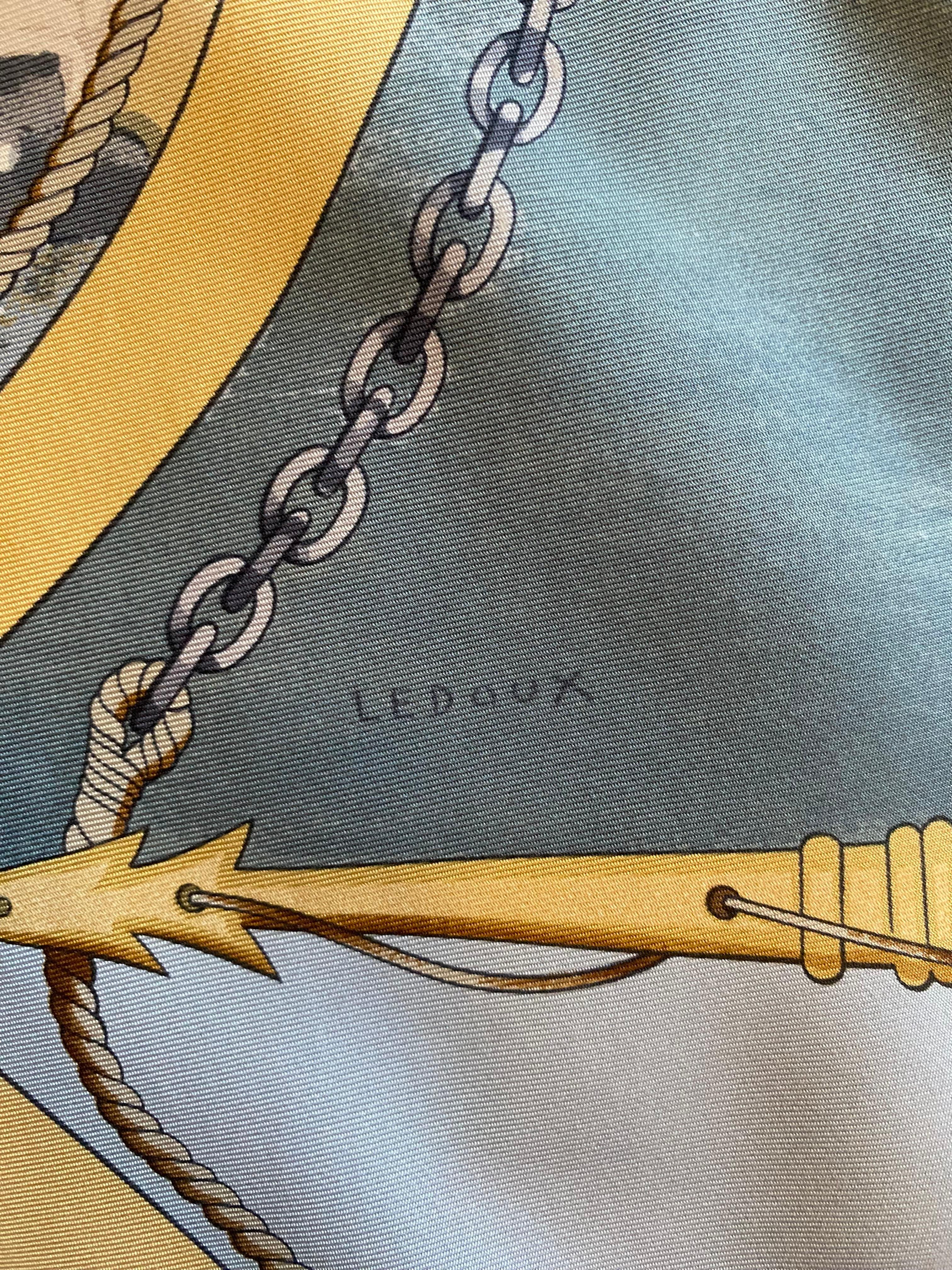 Hermes Groenland Silk Scarf For Sale 5