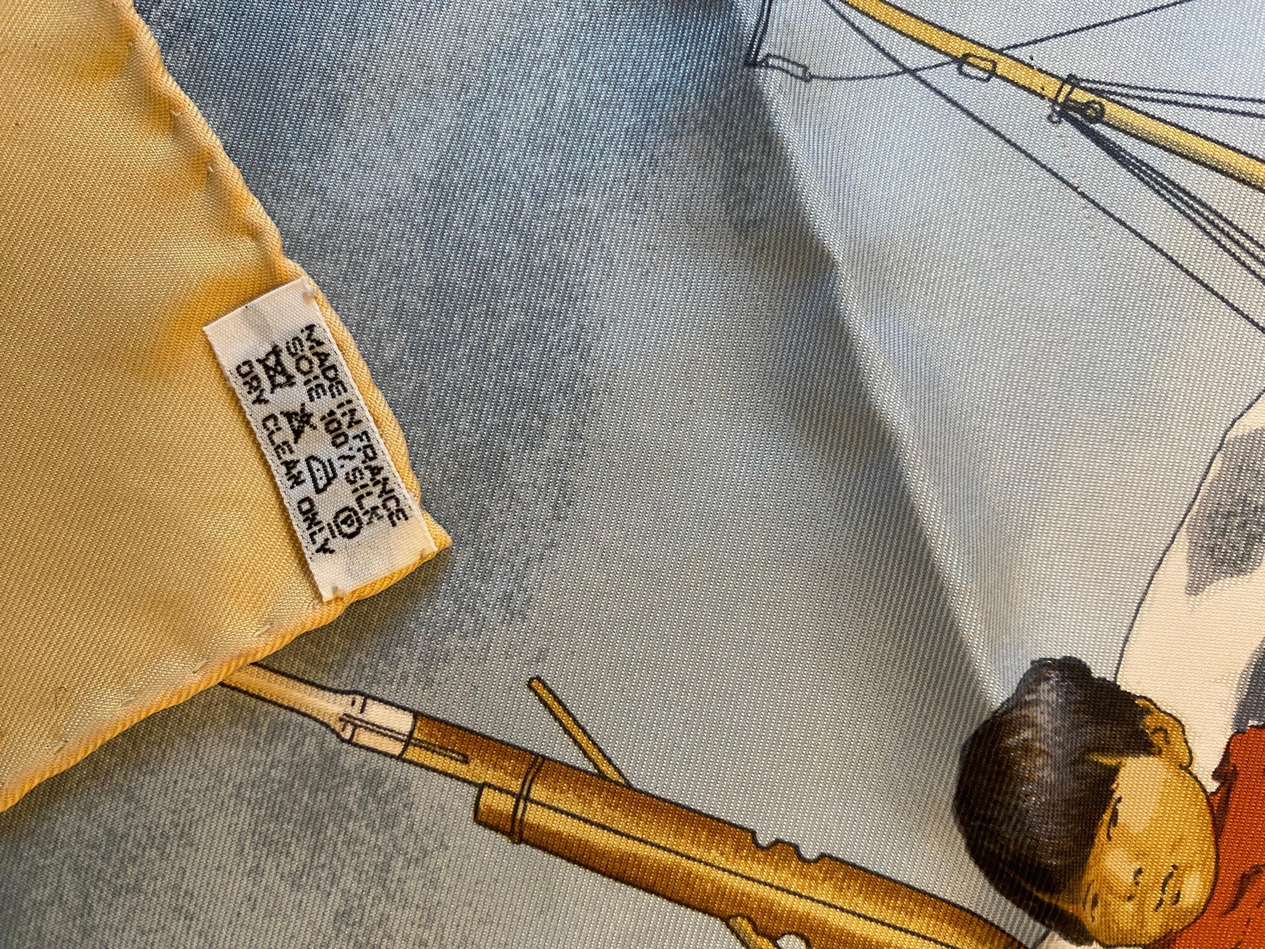 Hermes Groenland Silk Scarf For Sale 3