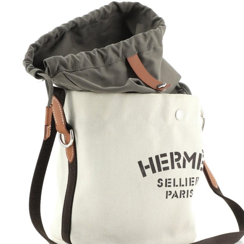 Hermes Grooming Handbag Canvas 1