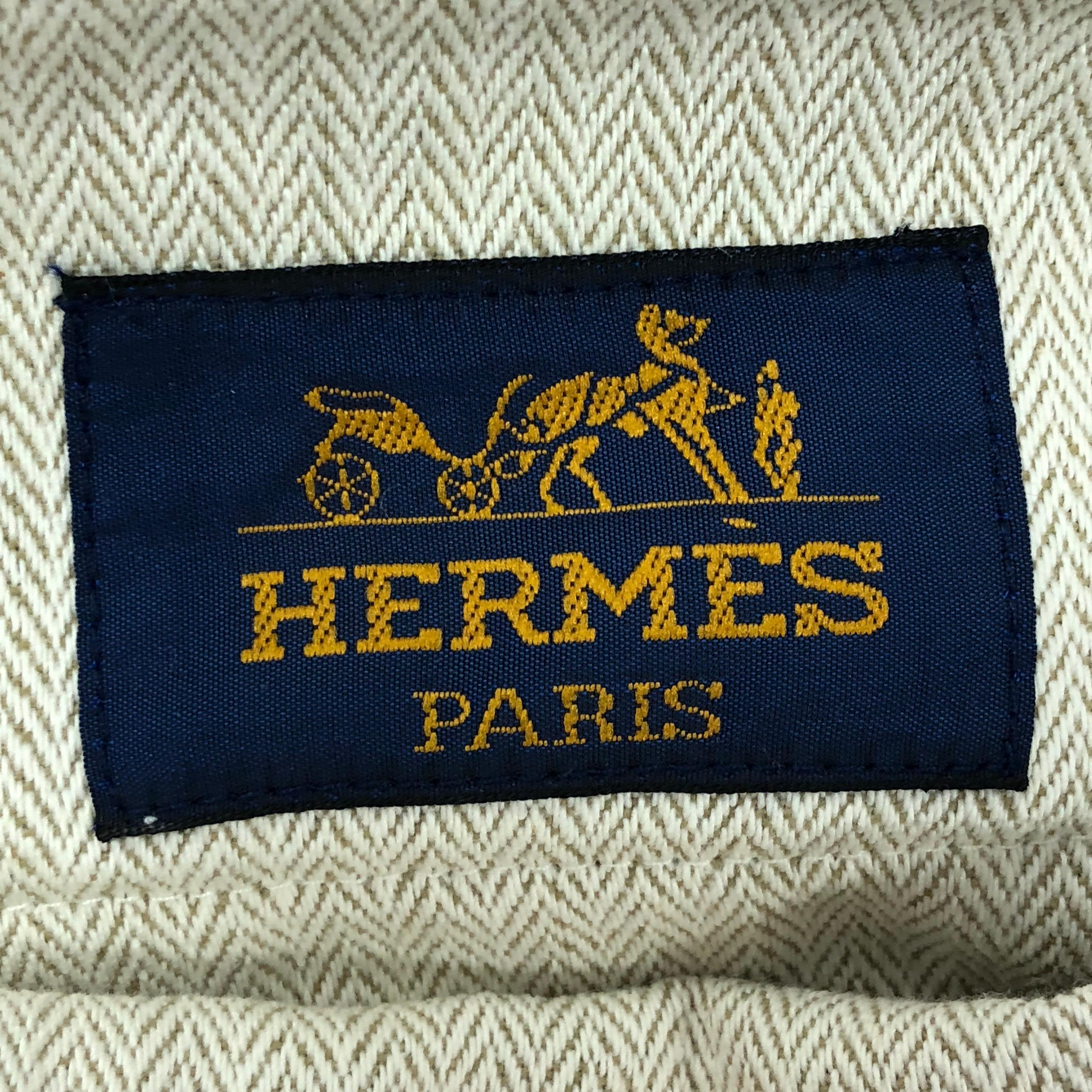 Hermes Grooming Tote Canvas 2