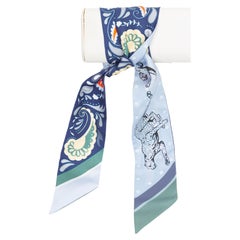 Hermès "Guepards Bandana" Twilly