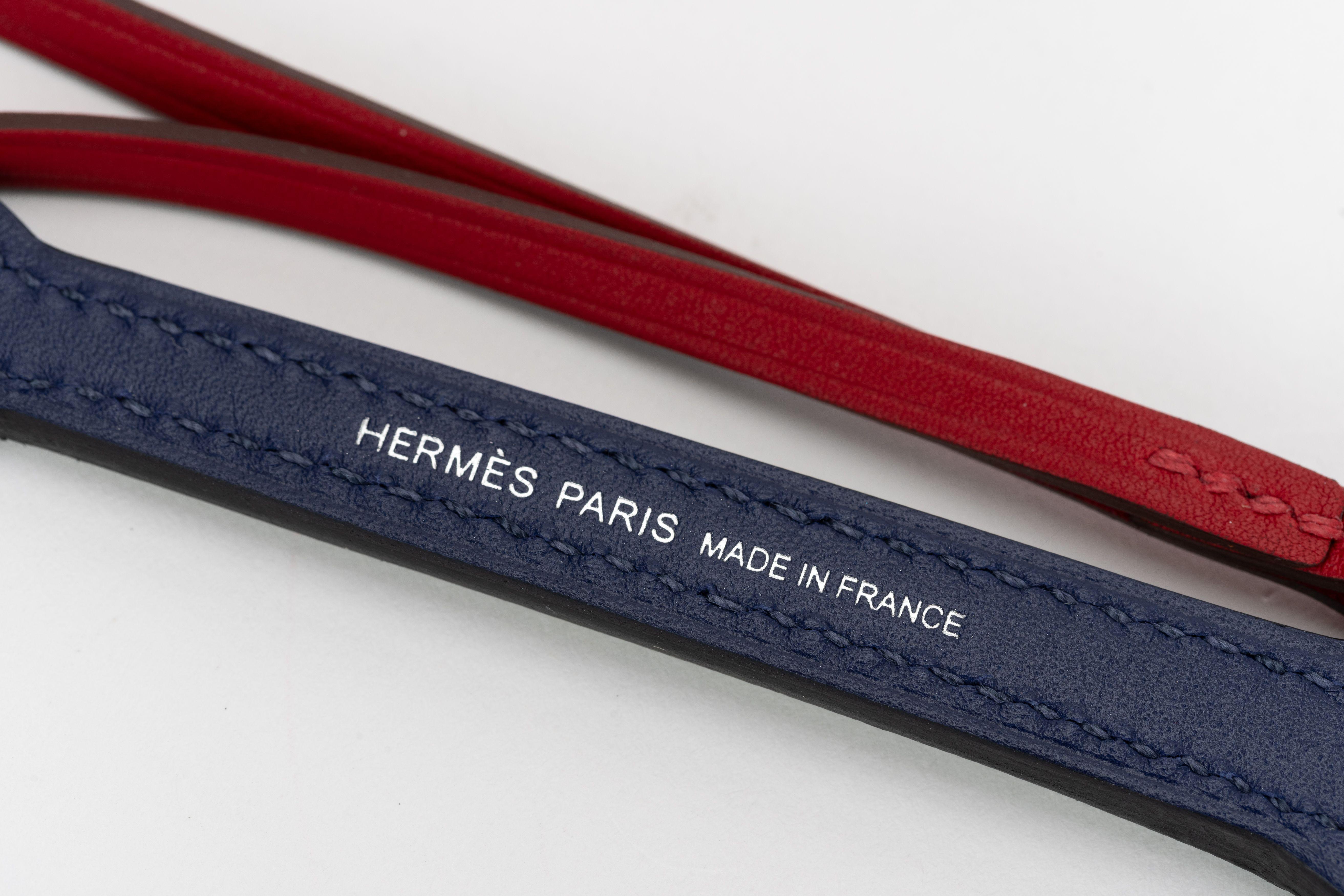 Women's or Men's Hermès Guitar Charm Bag w/Pick Tadelakt For Sale