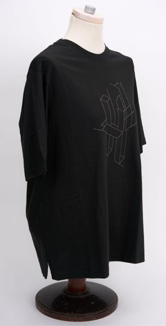 Hermès "H 3D" Embroidery Cotton T-Shirt