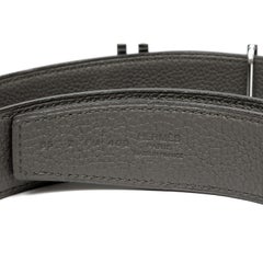 Hermès H au Carré Belt, 32mm Reversible Leather Strap H Buckle