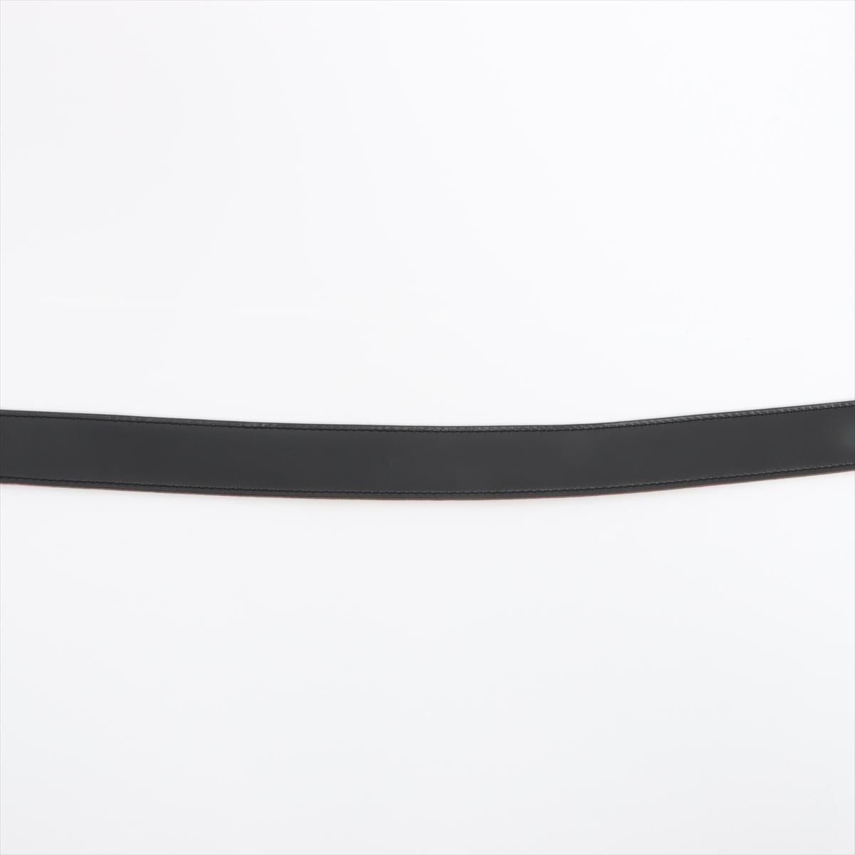 Hermes H Gürtel Schwarz 1